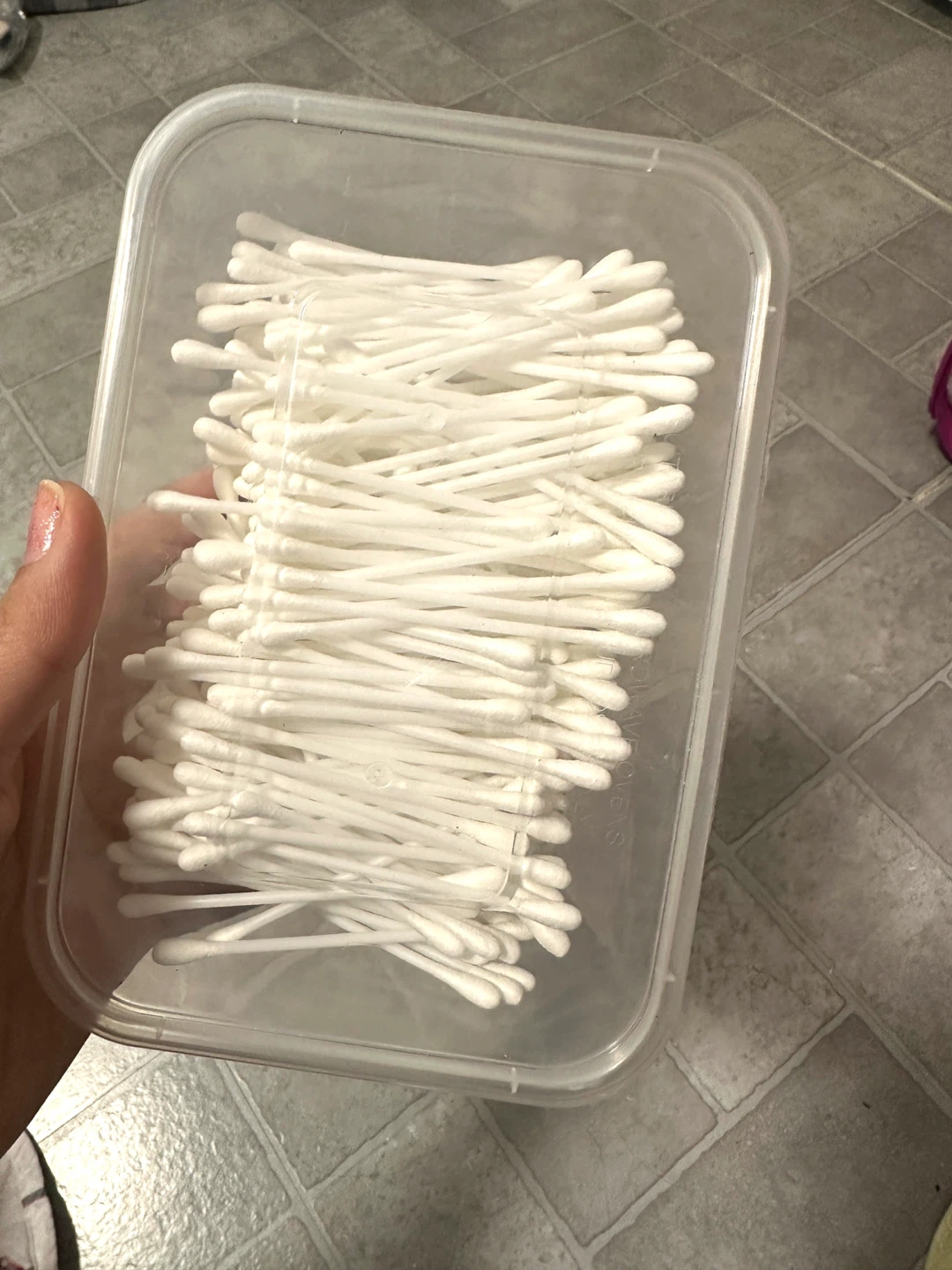 Cotton Swabs in Container - photo 2