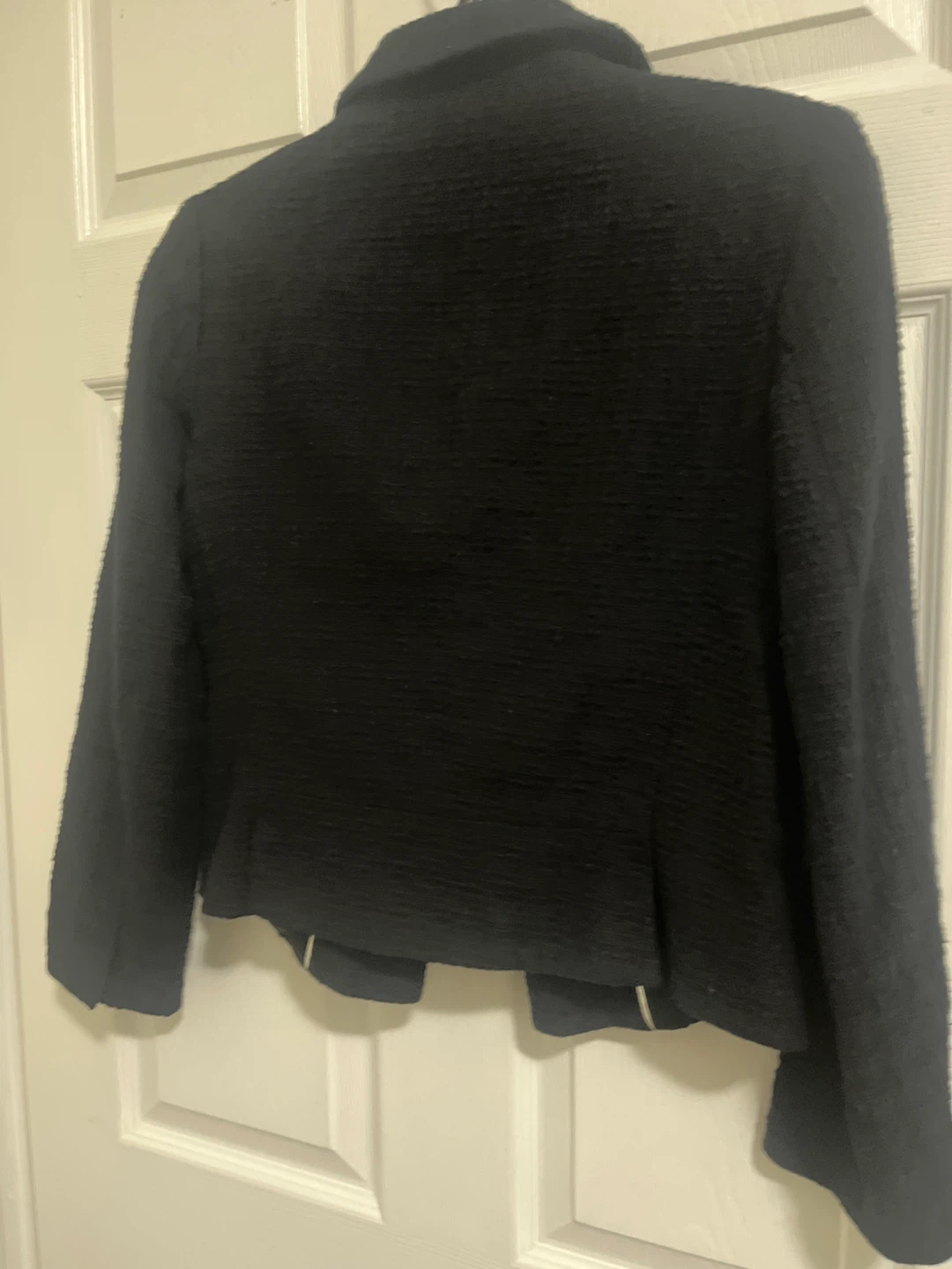 Banana Republic Black Textured Blazer Jacket - Size 0 - photo 4