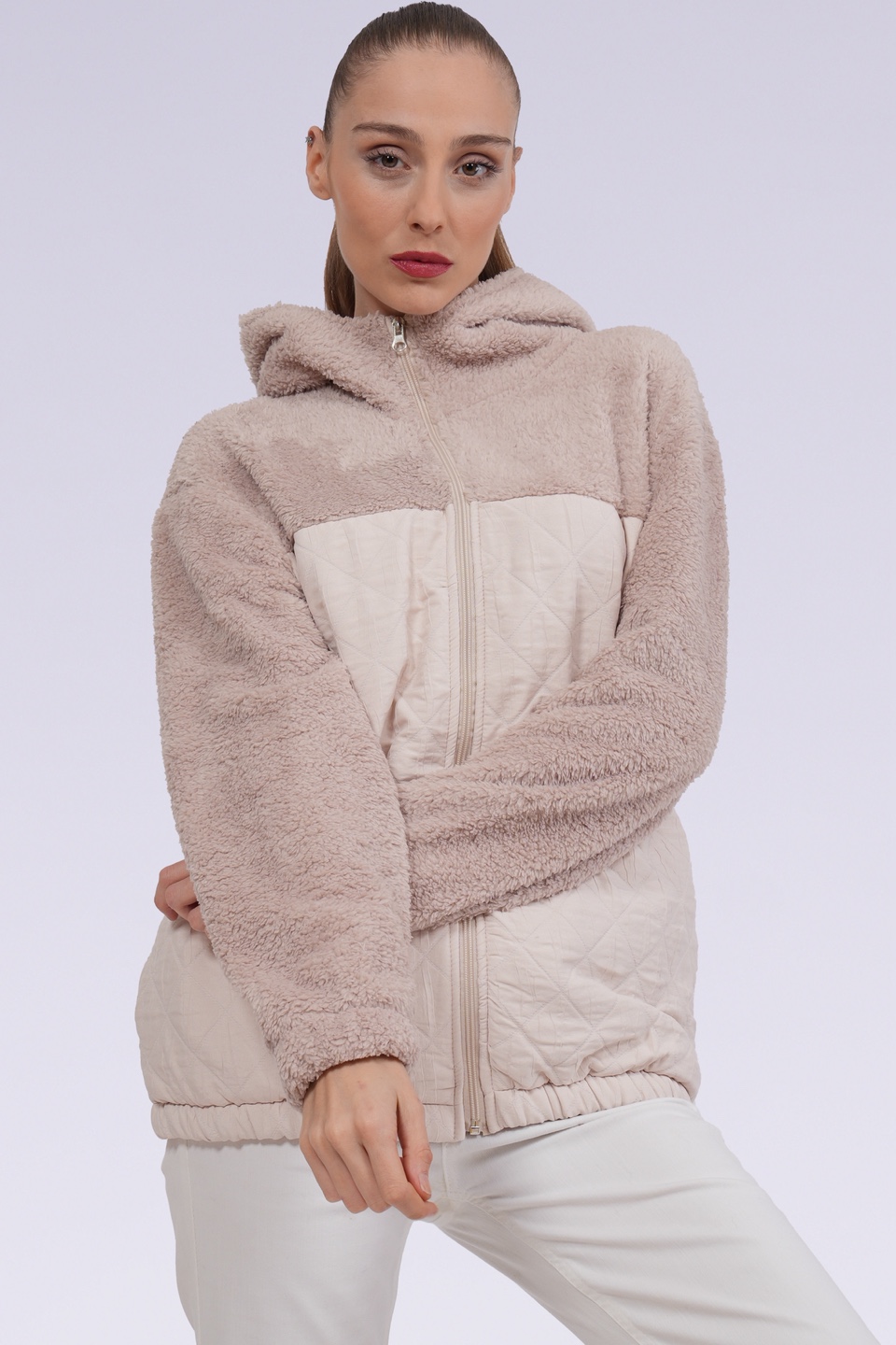 🏆Women's Teddy Fleece and Quilted  light-weight Jacket - photo 2