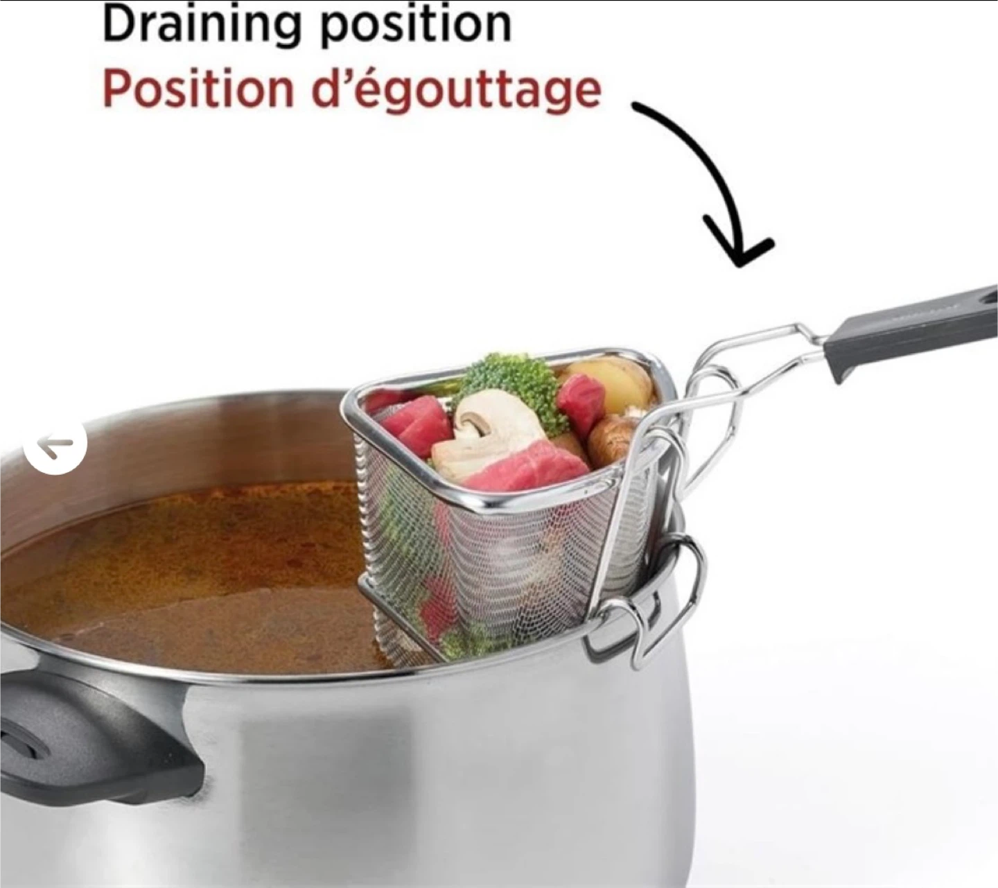 Starfrit Fondue Large Cooking Basket - Stainless S - photo 3
