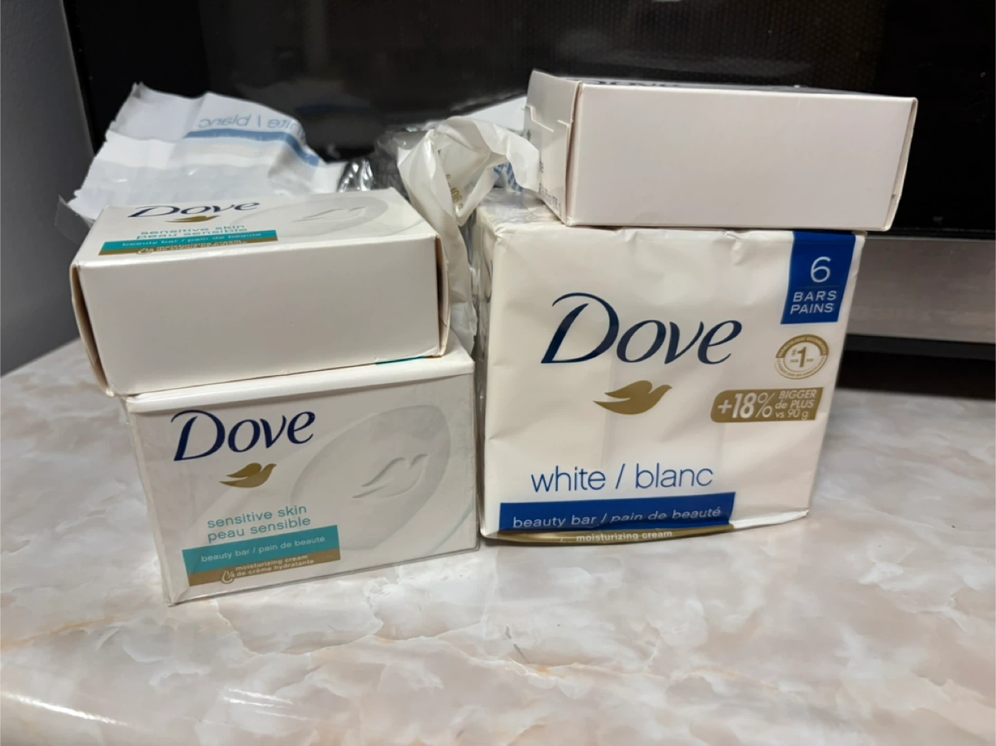 Dove Sensitive Skin & White Beauty Bars