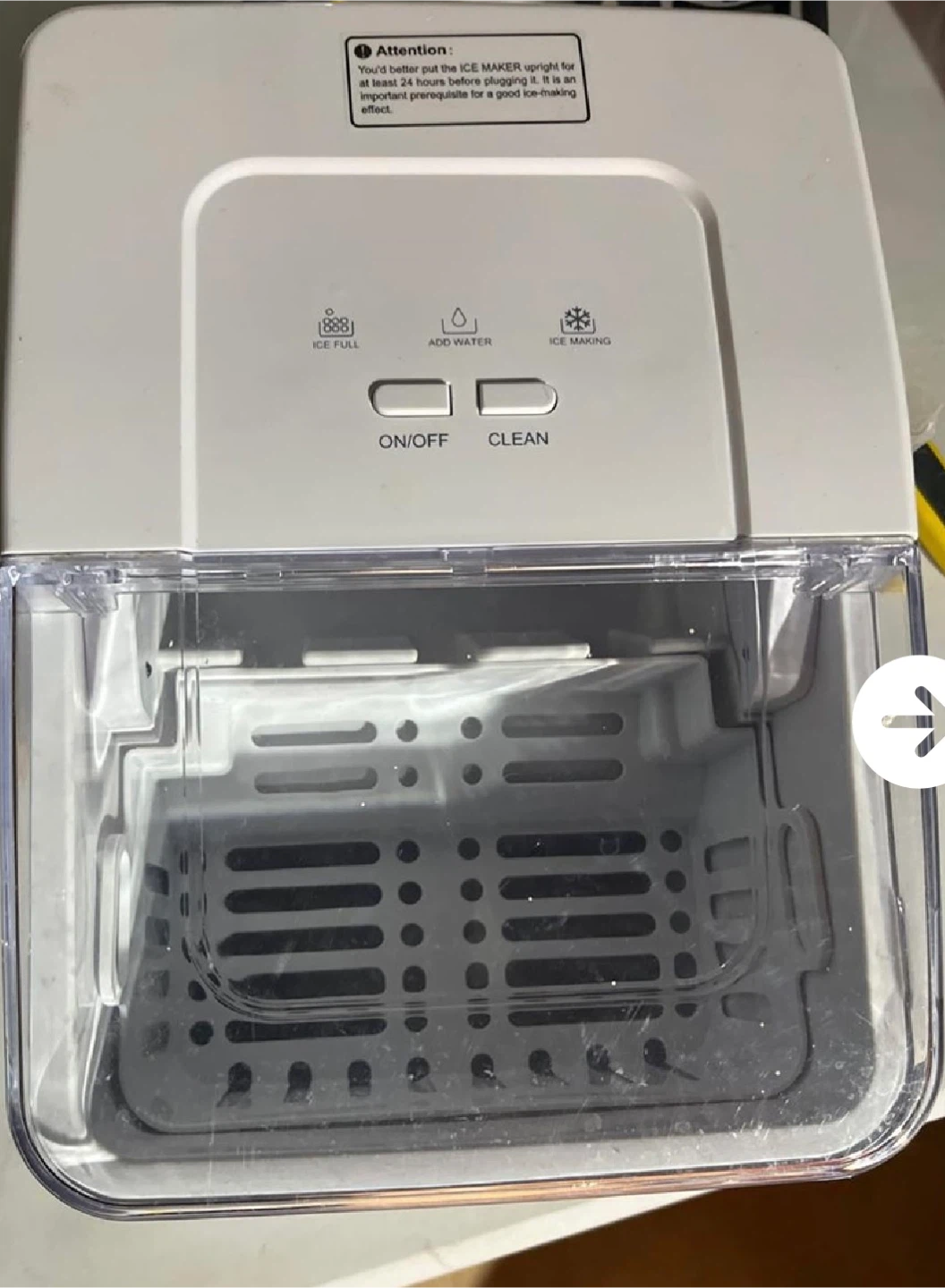 Kumio ICM1232 Portable Ice Maker - Used like new - photo 4