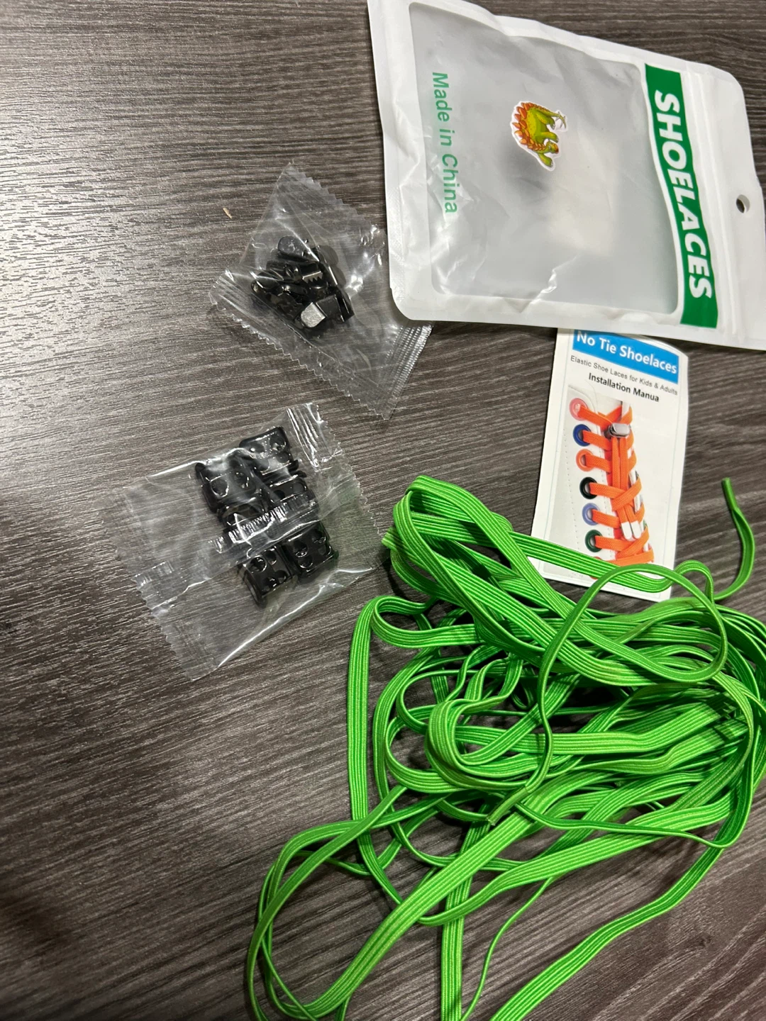 New-Green No Tie Elastic Shoelaces KitPack of 3 - photo 3
