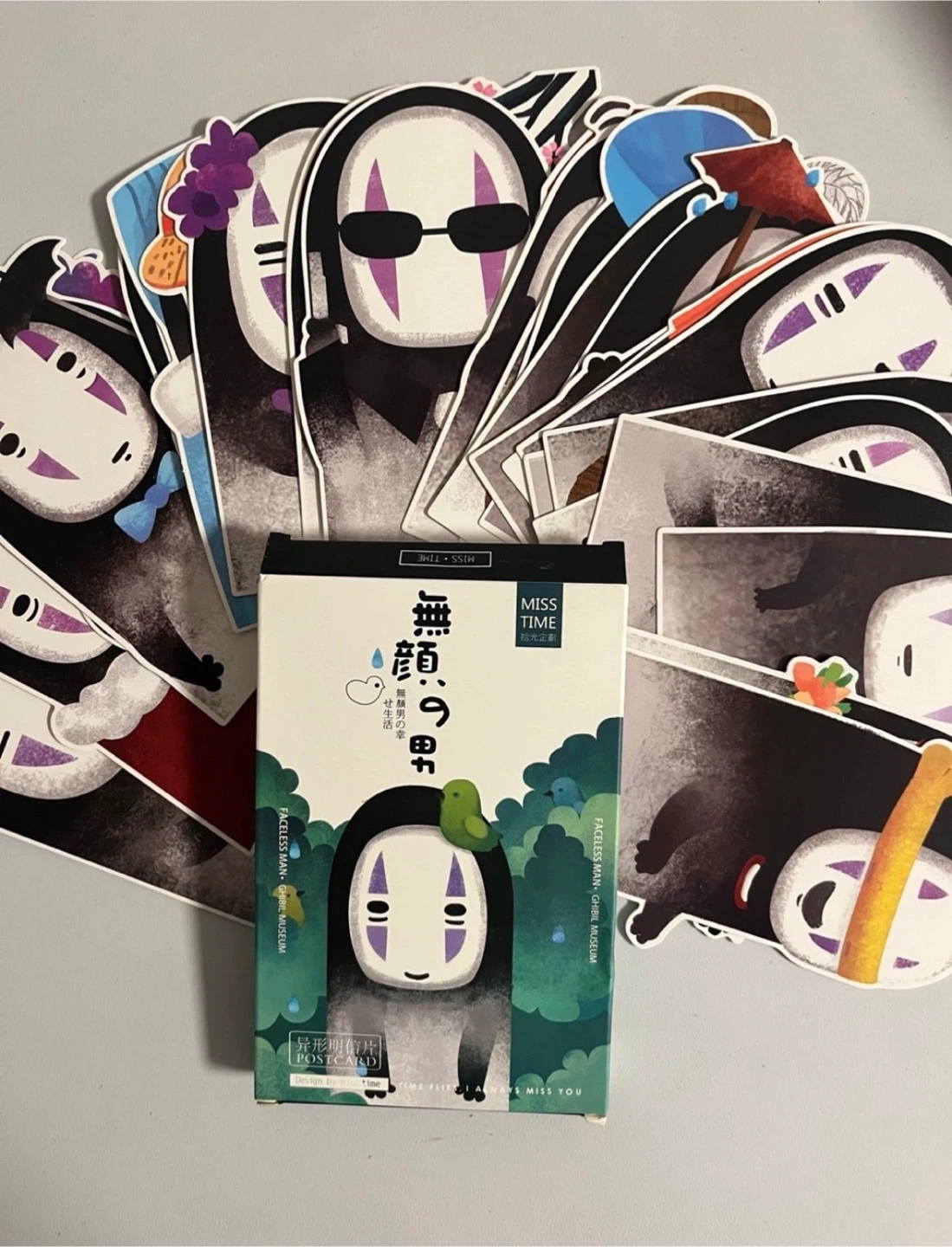 No Face Man Postcard Set 🏆 - photo 2