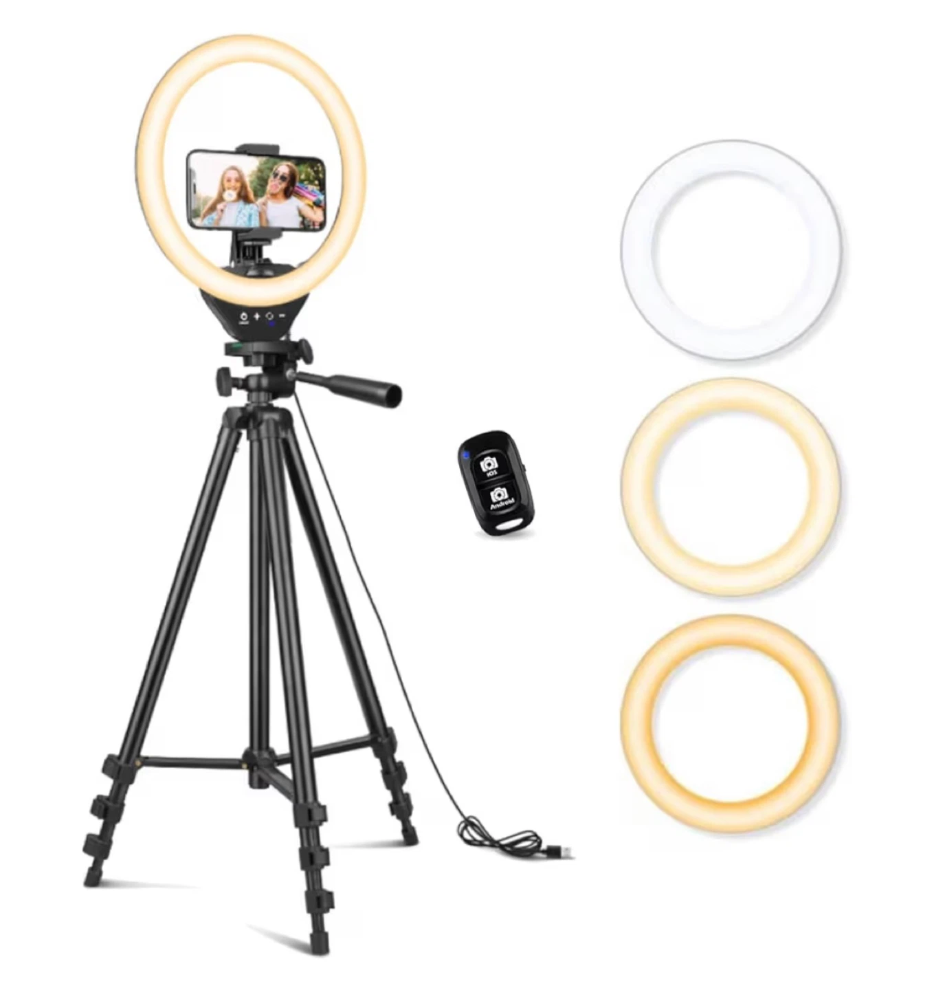 Sensyne 10" Ring Light with Tripod Stand - photo 2