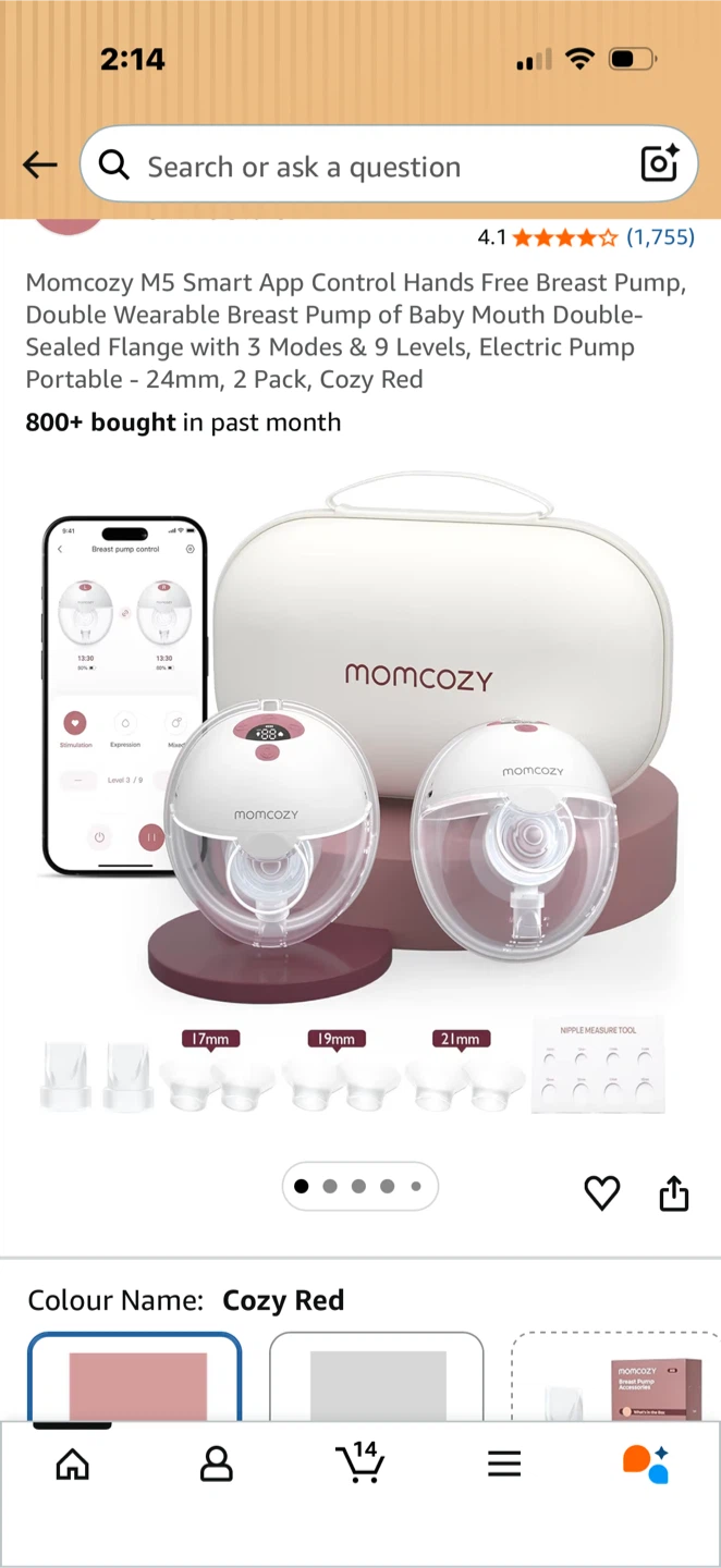 Momcozy M5 Wearable Breast Pump