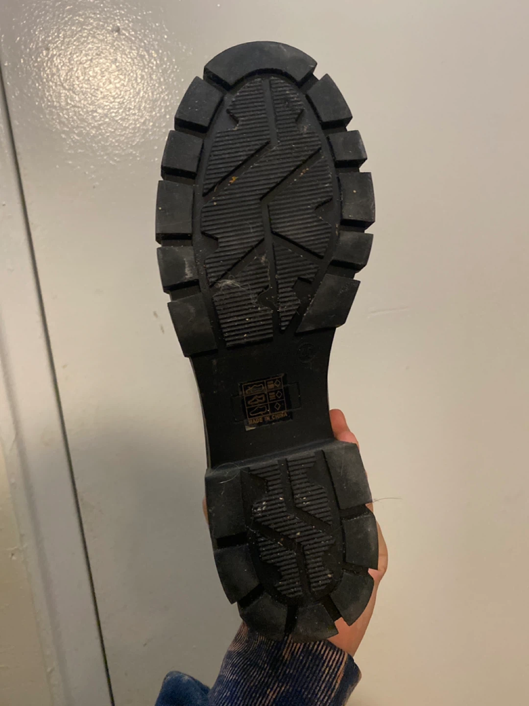 Black Chunky Sole Boots - photo 2