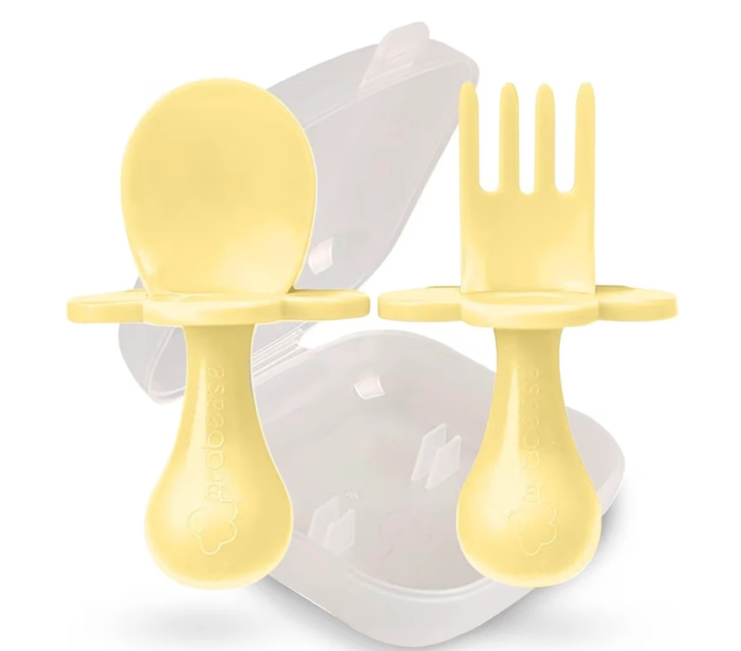 Grabease Ergonomic Utensils for Baby Self-Feeding - photo 3
