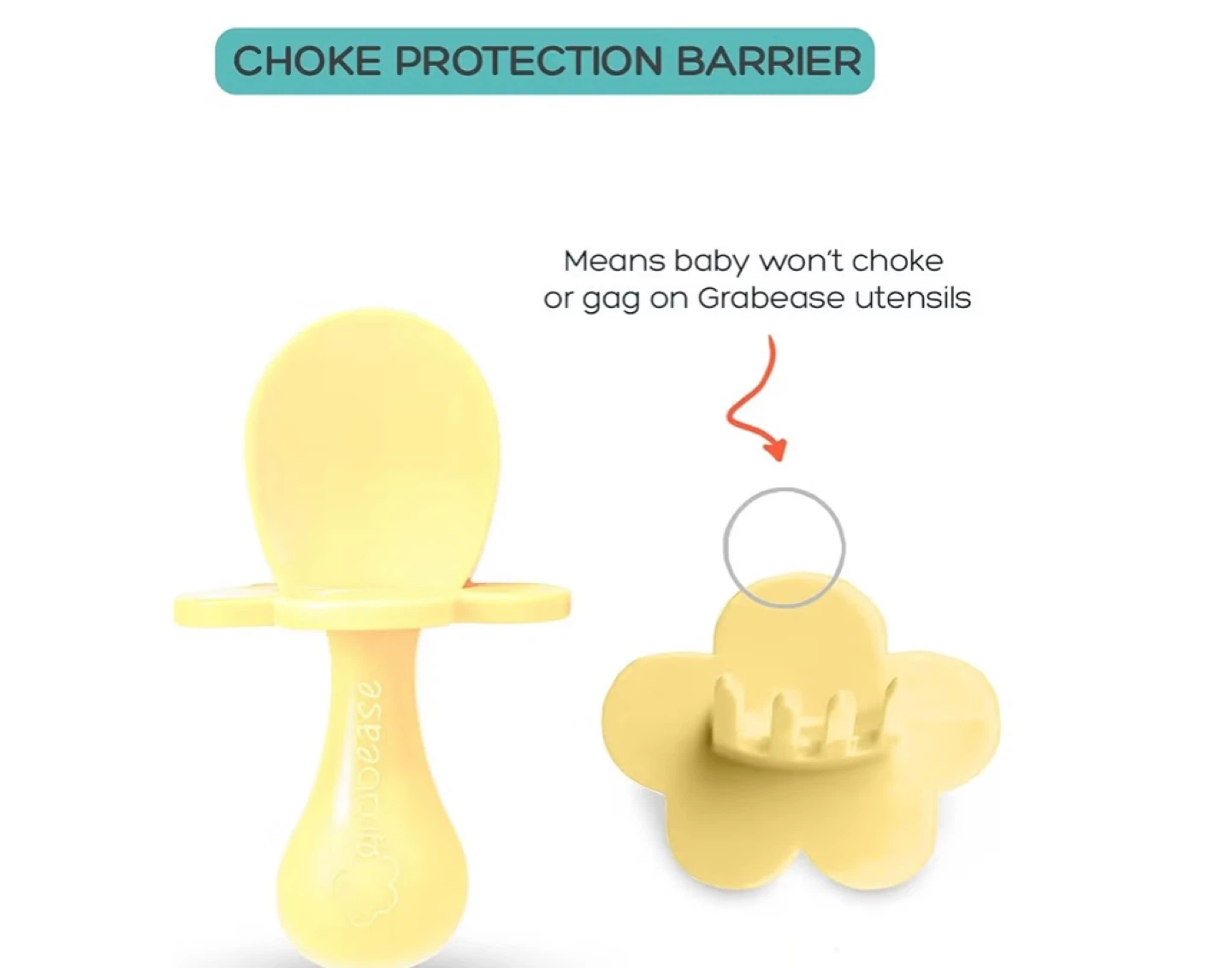 Grabease Ergonomic Utensils for Baby Self-Feeding - photo 5