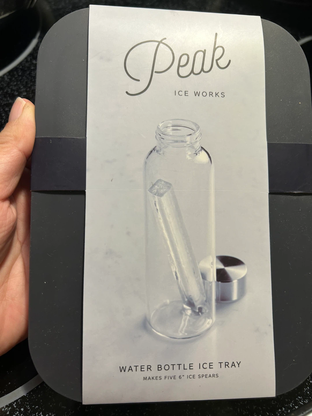 Peak Ice Works Water Bottle Ice Tray - Makes Five 6" Ice Spears