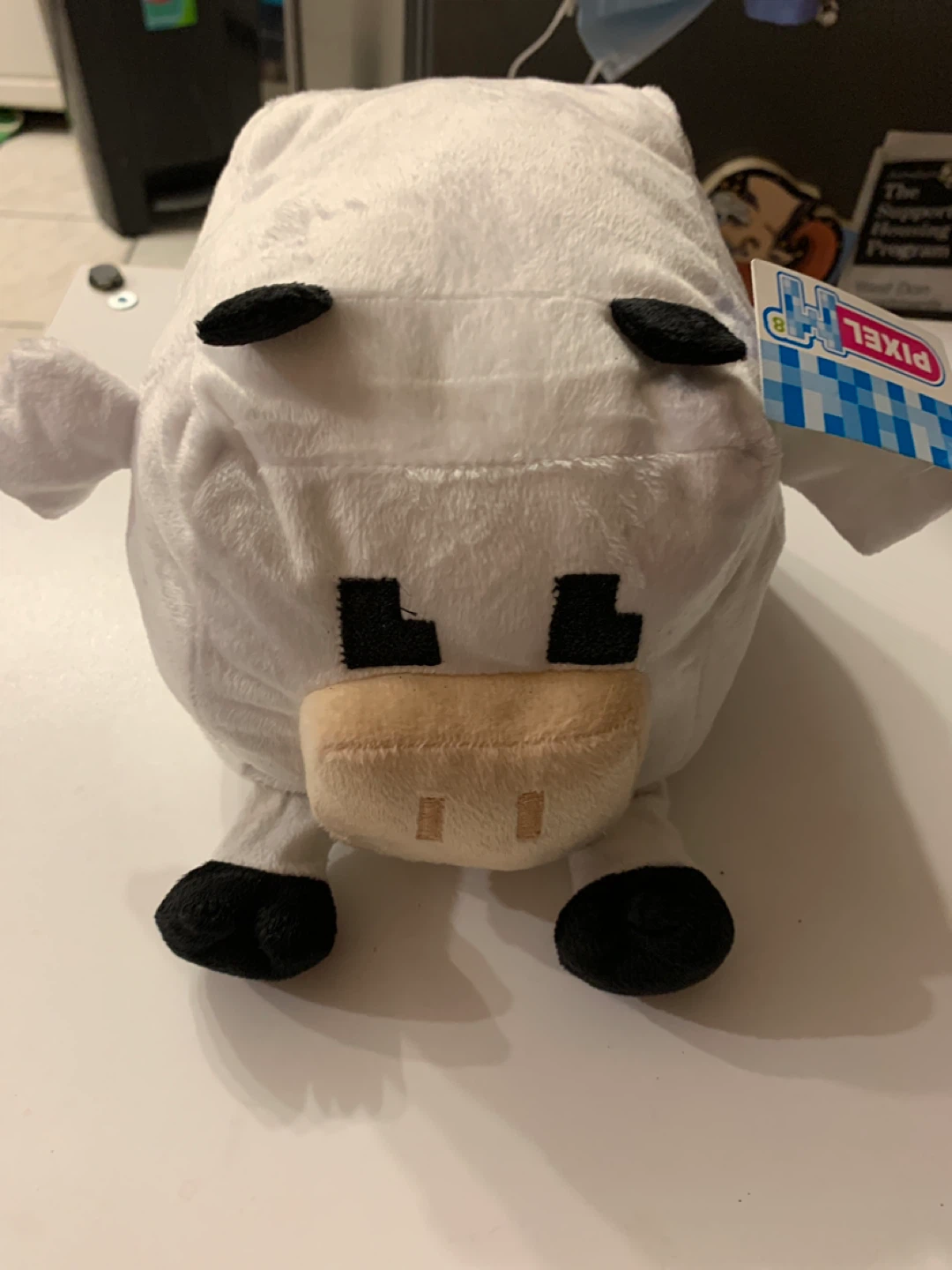 Pixel Cube Cow Plush 🏆 - photo 2
