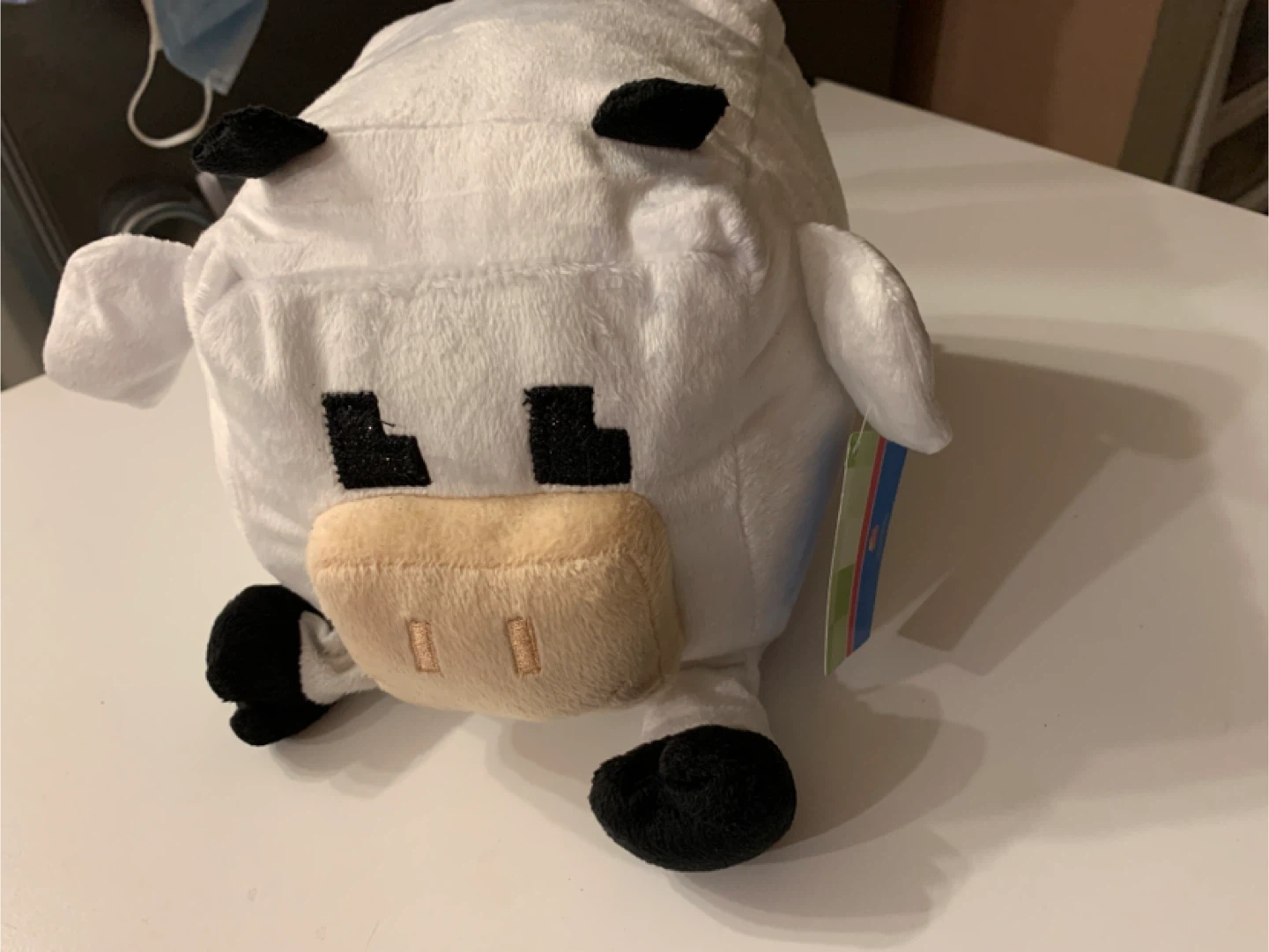 Pixel Cube Cow Plush 🏆 - photo 3
