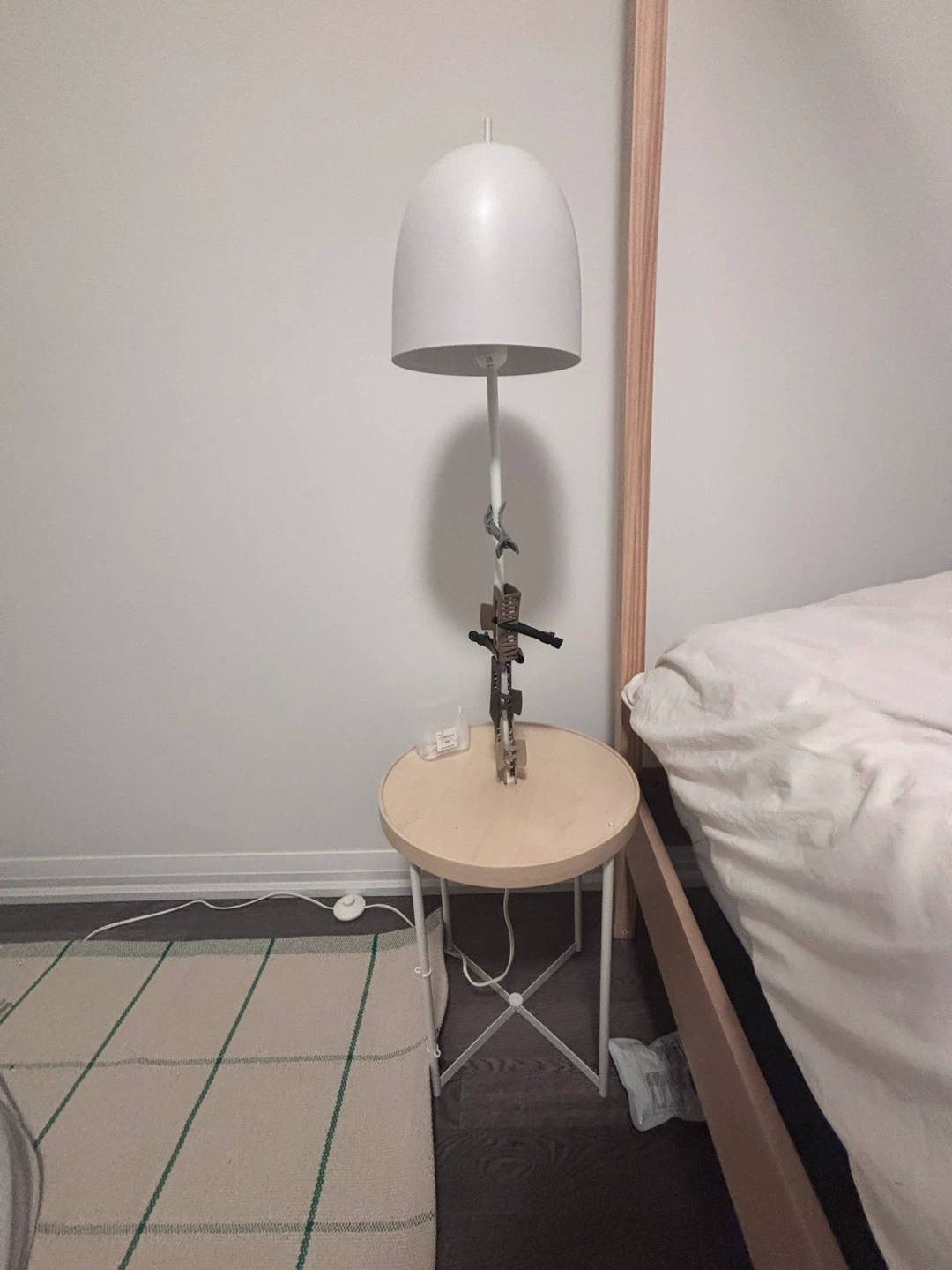 White Arc Floor Lamp