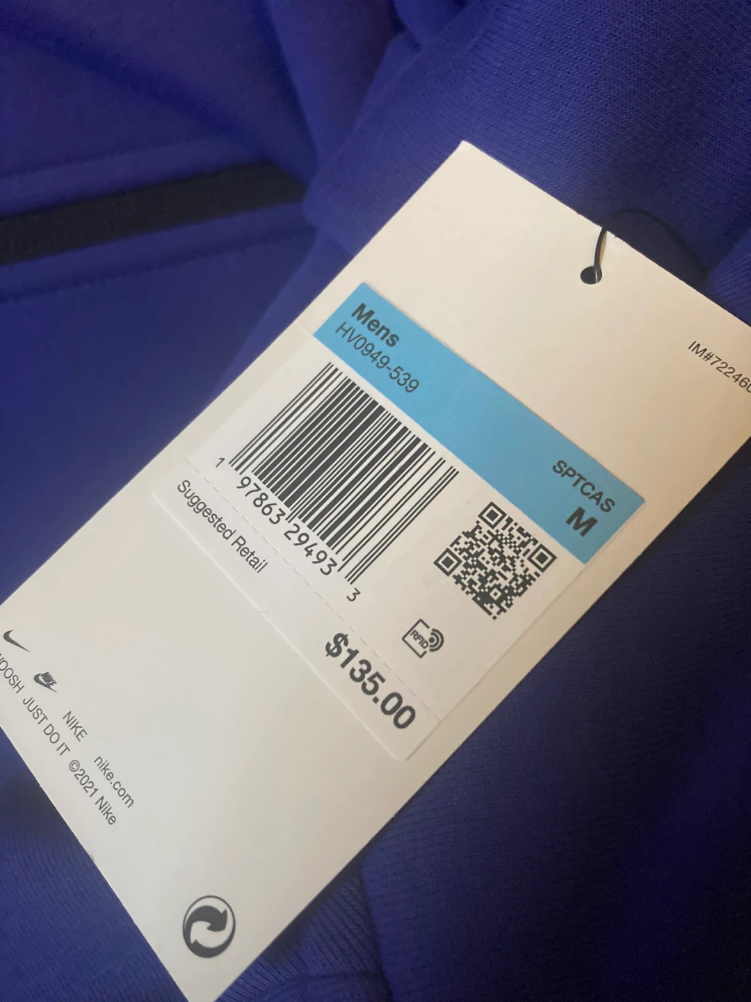 Nike hoodie blue - photo 4