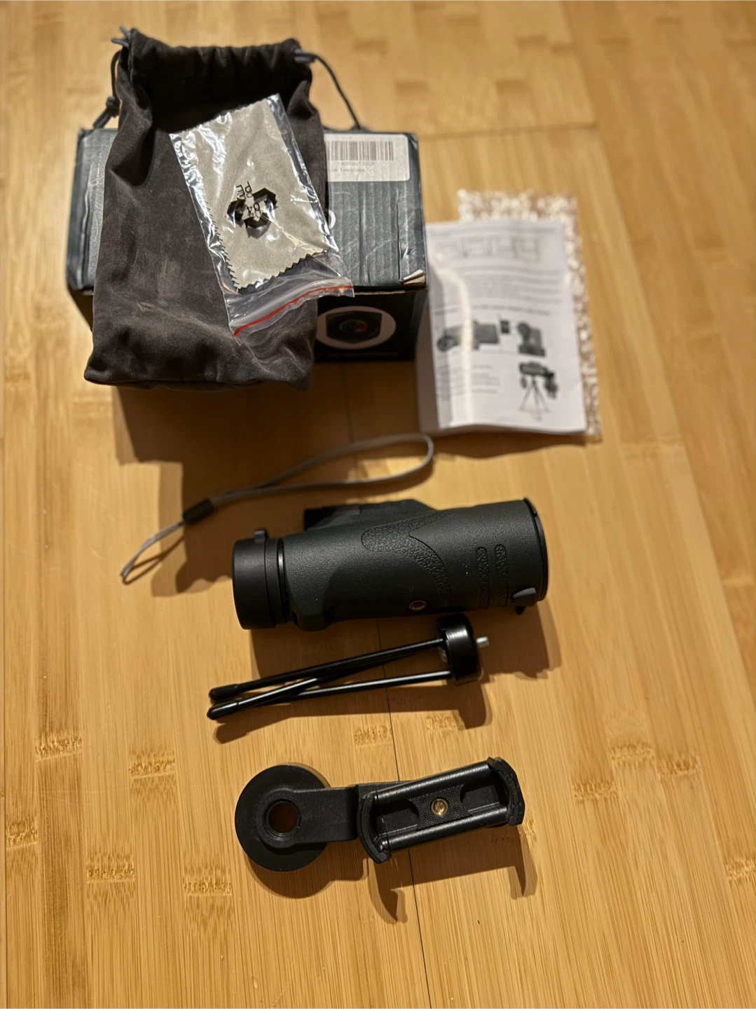 Brand New Monocular Telescope Set (with Tripod & Phone Mount)