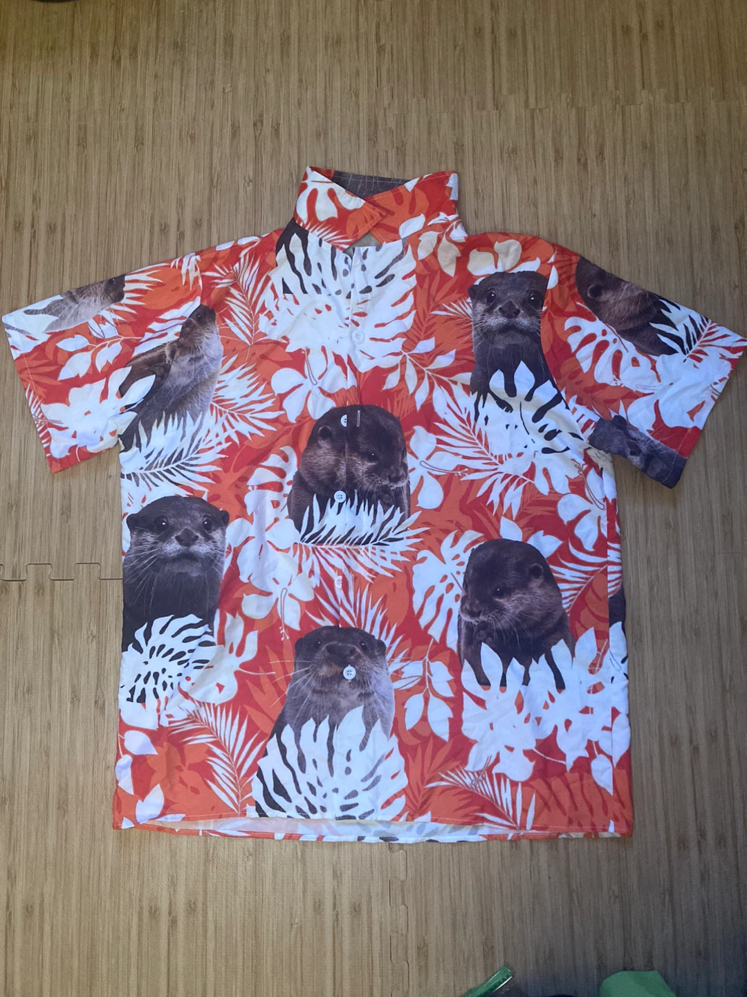 Hawaiian Otter Button Shirt