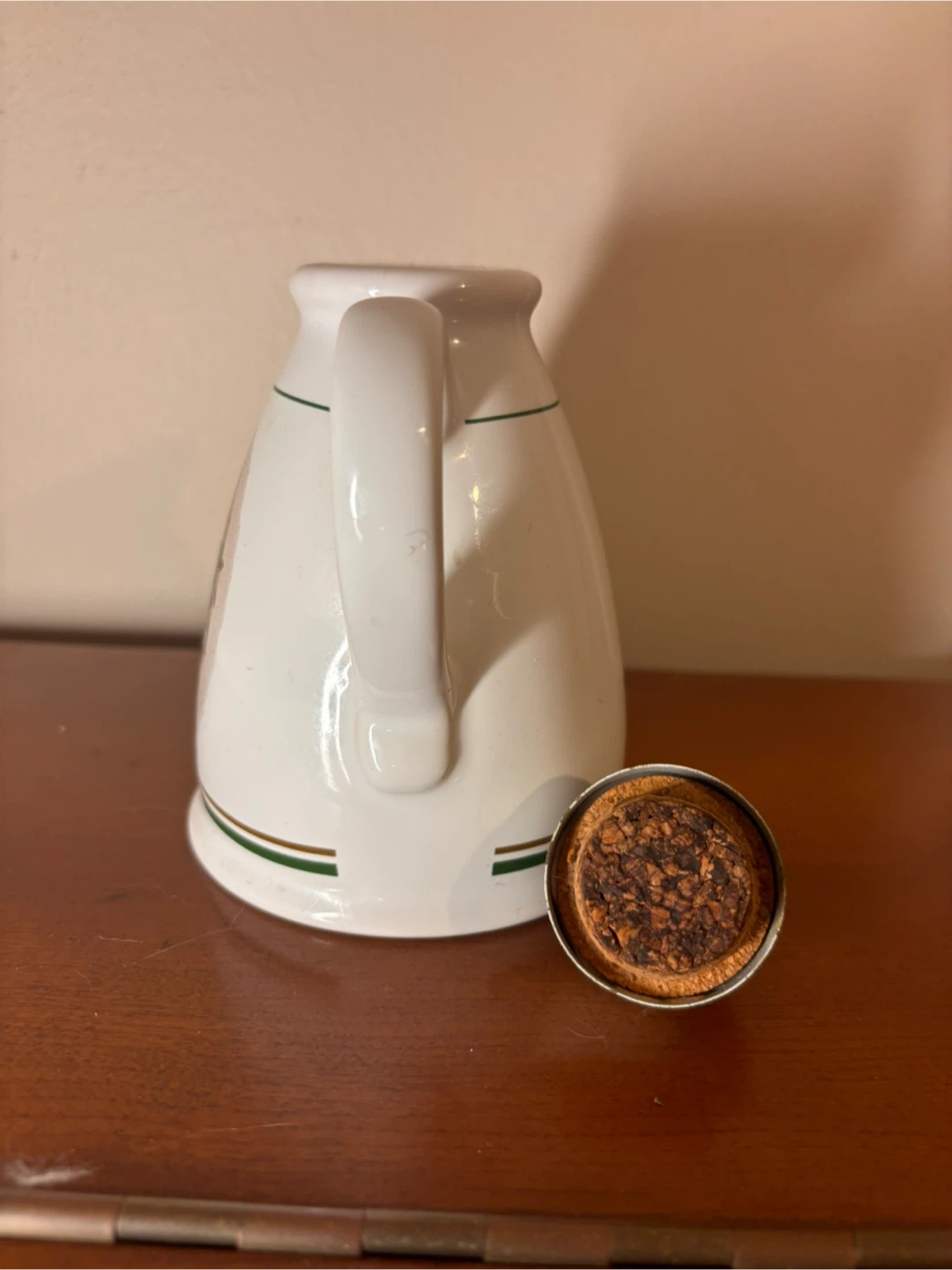 Savory Thyme Stoneware Pitcher with Lid – Country Kitchen Decor - photo 5