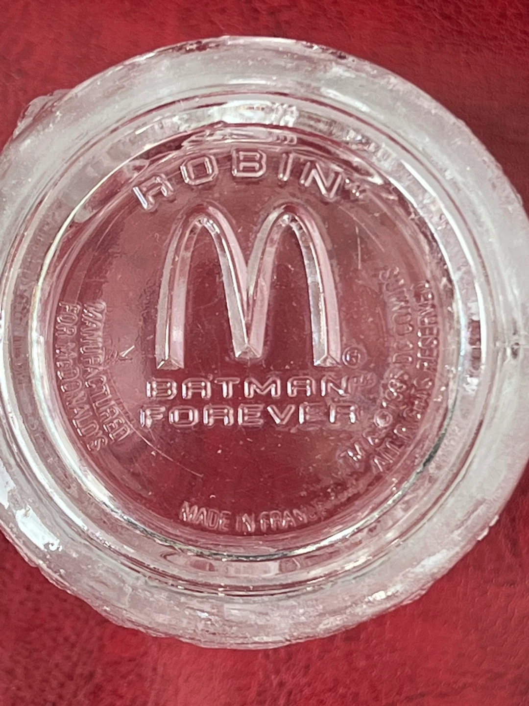 🏆McDonald's Batman Forever Robin Glass Mug - photo 3