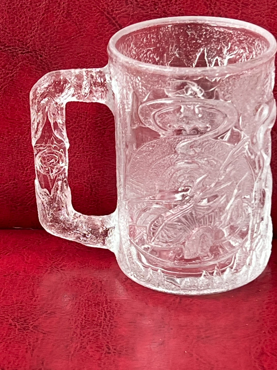 🏆McDonald's Batman Forever Robin Glass Mug - photo 2