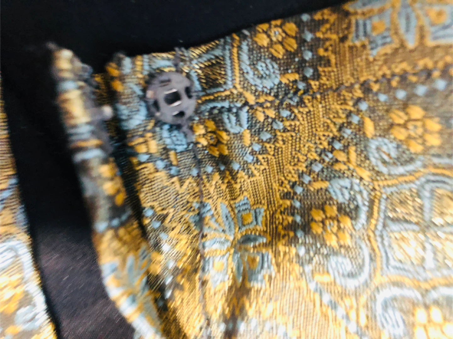 🏆 Embroidered Teal and Gold Kurti and Pants Set - photo 5