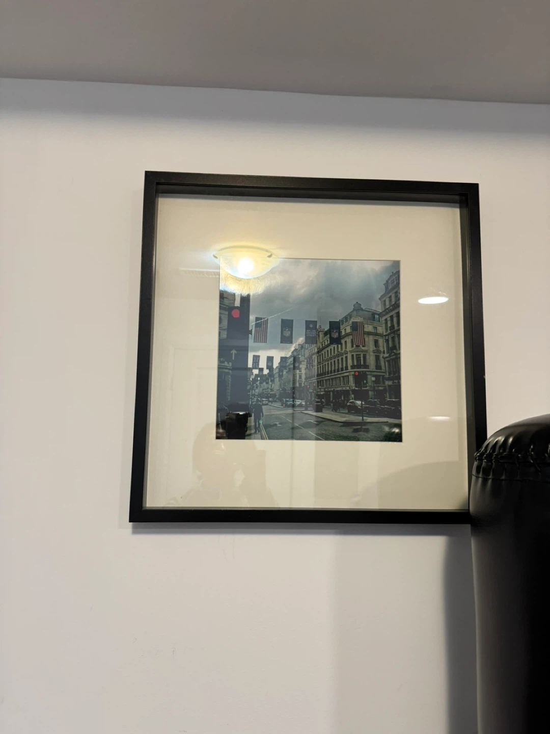 Set of 3 items. Framed Print of Cityscape and Sky - photo 2
