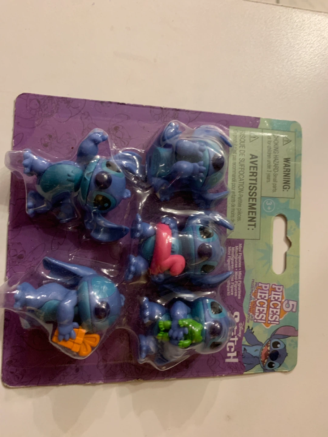 New Disney Stitch Mini Figures  x5  🏆