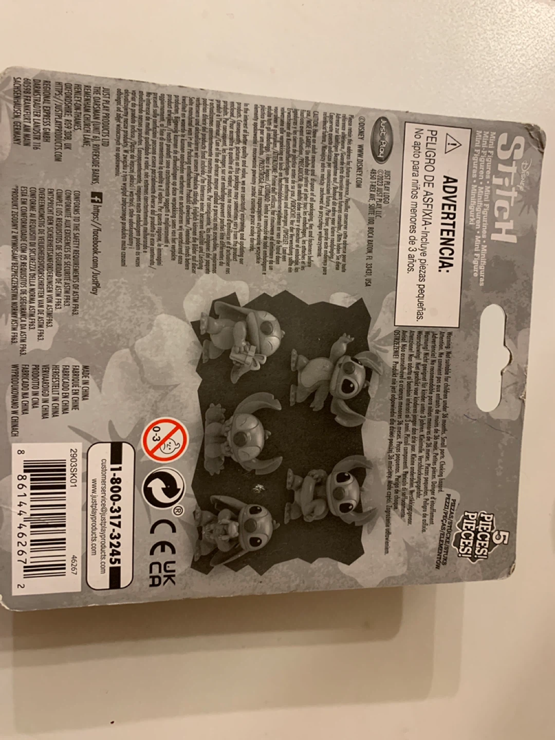 New Disney Stitch Mini Figures  x5  🏆 - photo 2