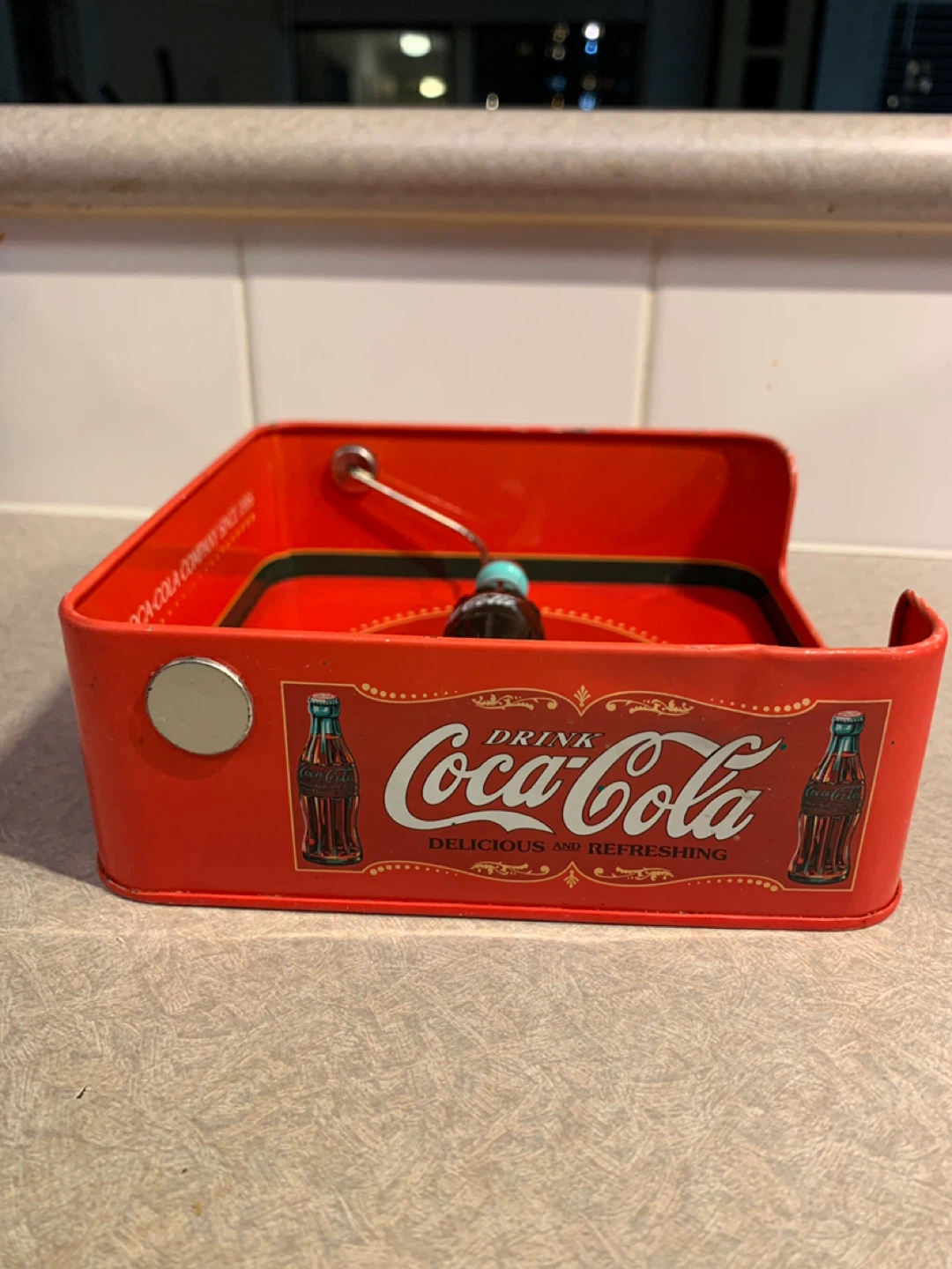 Vintage Coca-Cola Metal Napkin Holder - photo 4