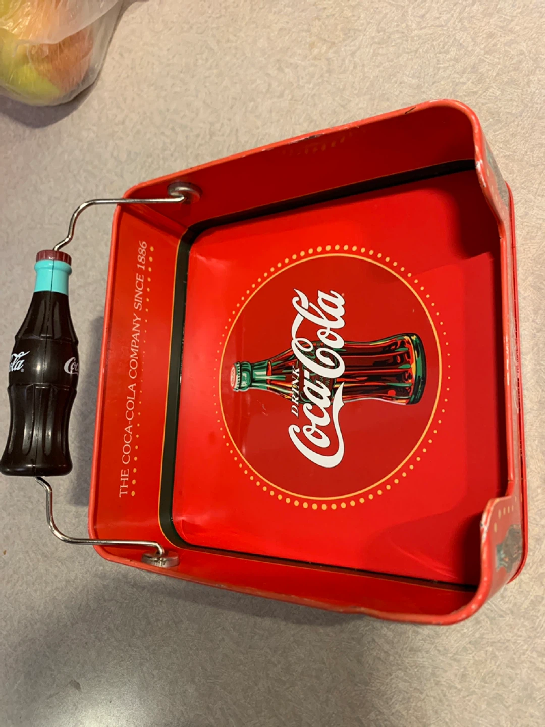 Vintage Coca-Cola Metal Napkin Holder