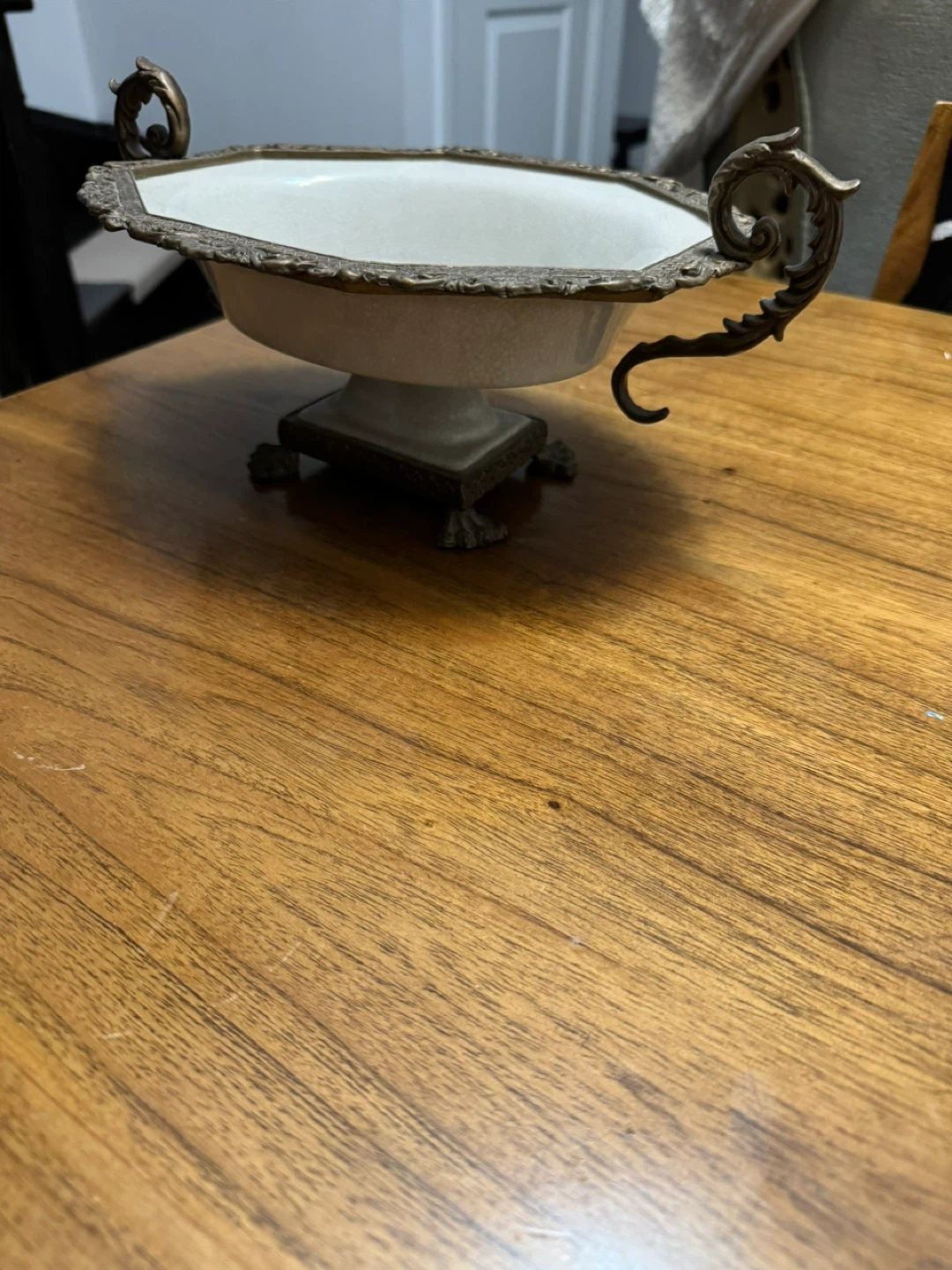 Vintage Decorative Bowl with Handles - photo 2