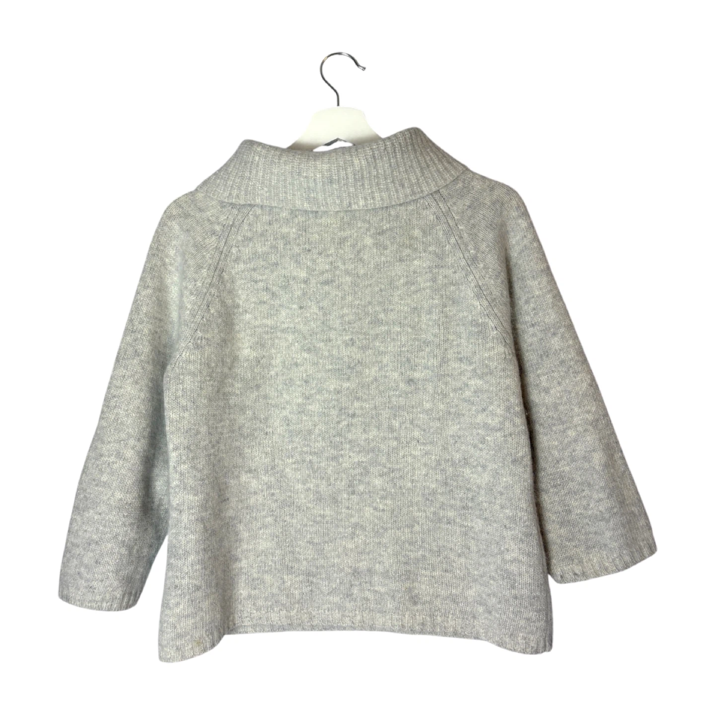 Rafaella Vintage Angora Wool Blend Sweater Size Large Grey - photo 2