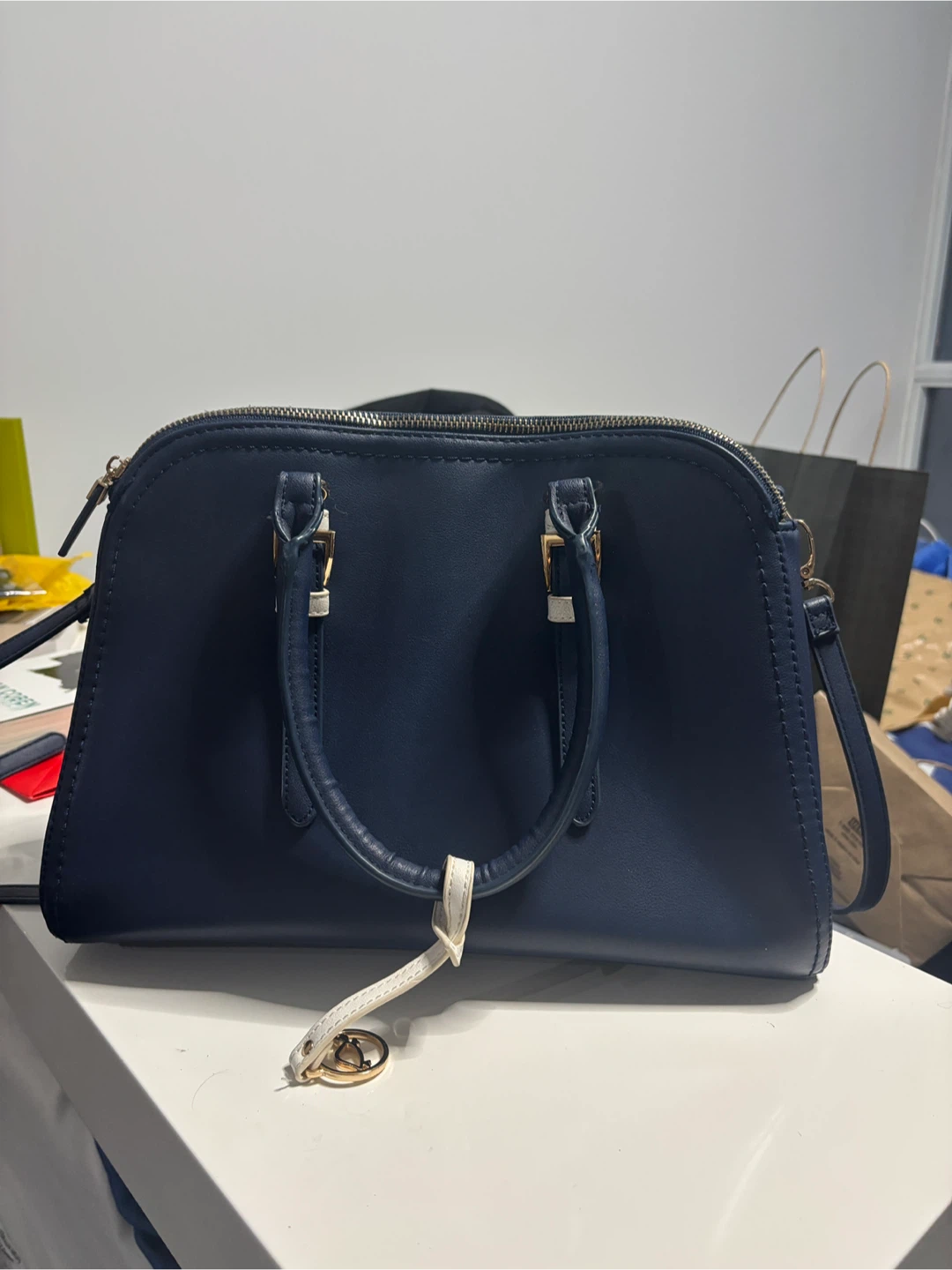 Navy Blue Handbag 🏆