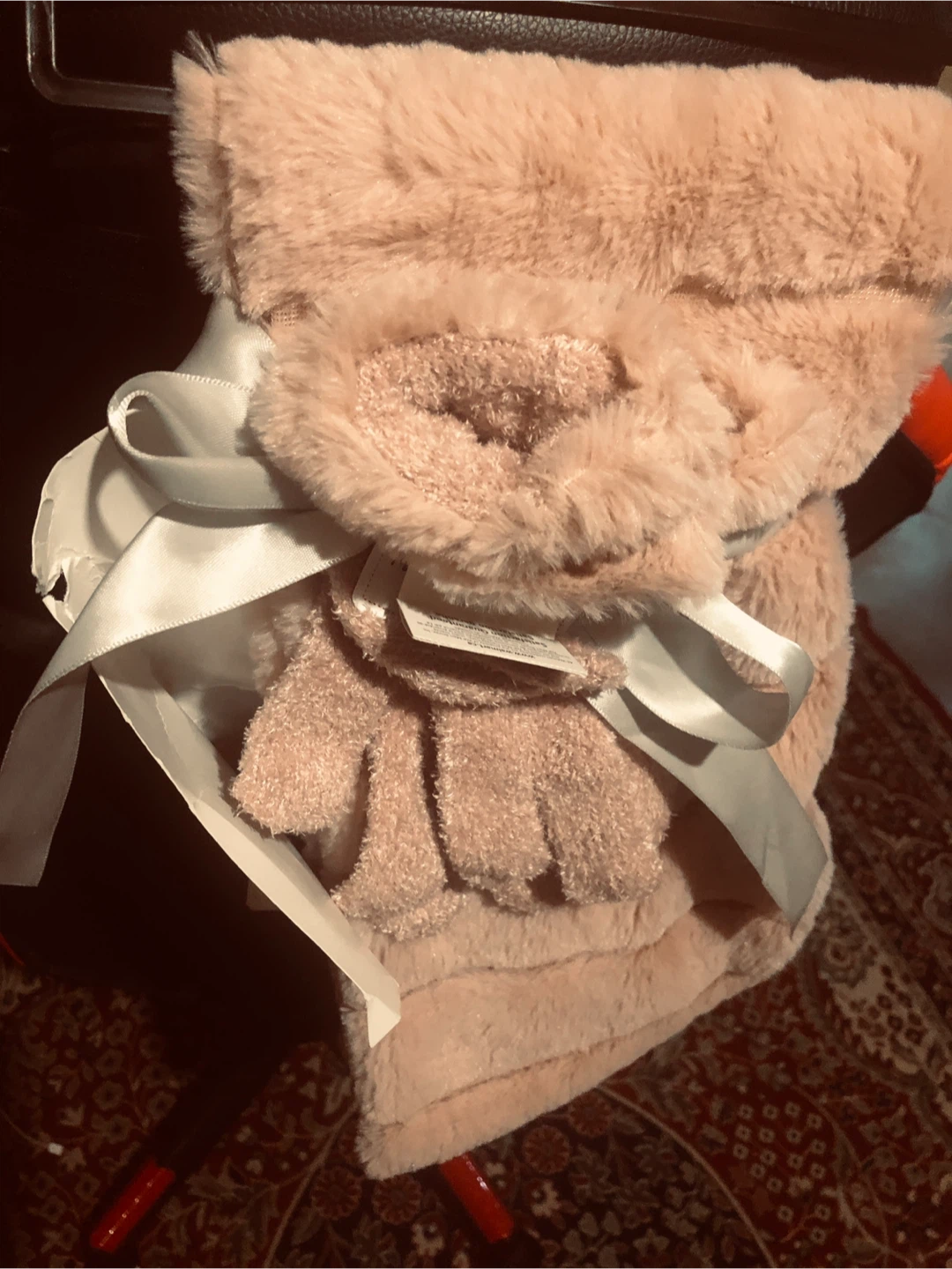 🏆 George0s Plush Throw Blanket & Gloves Set - photo 5