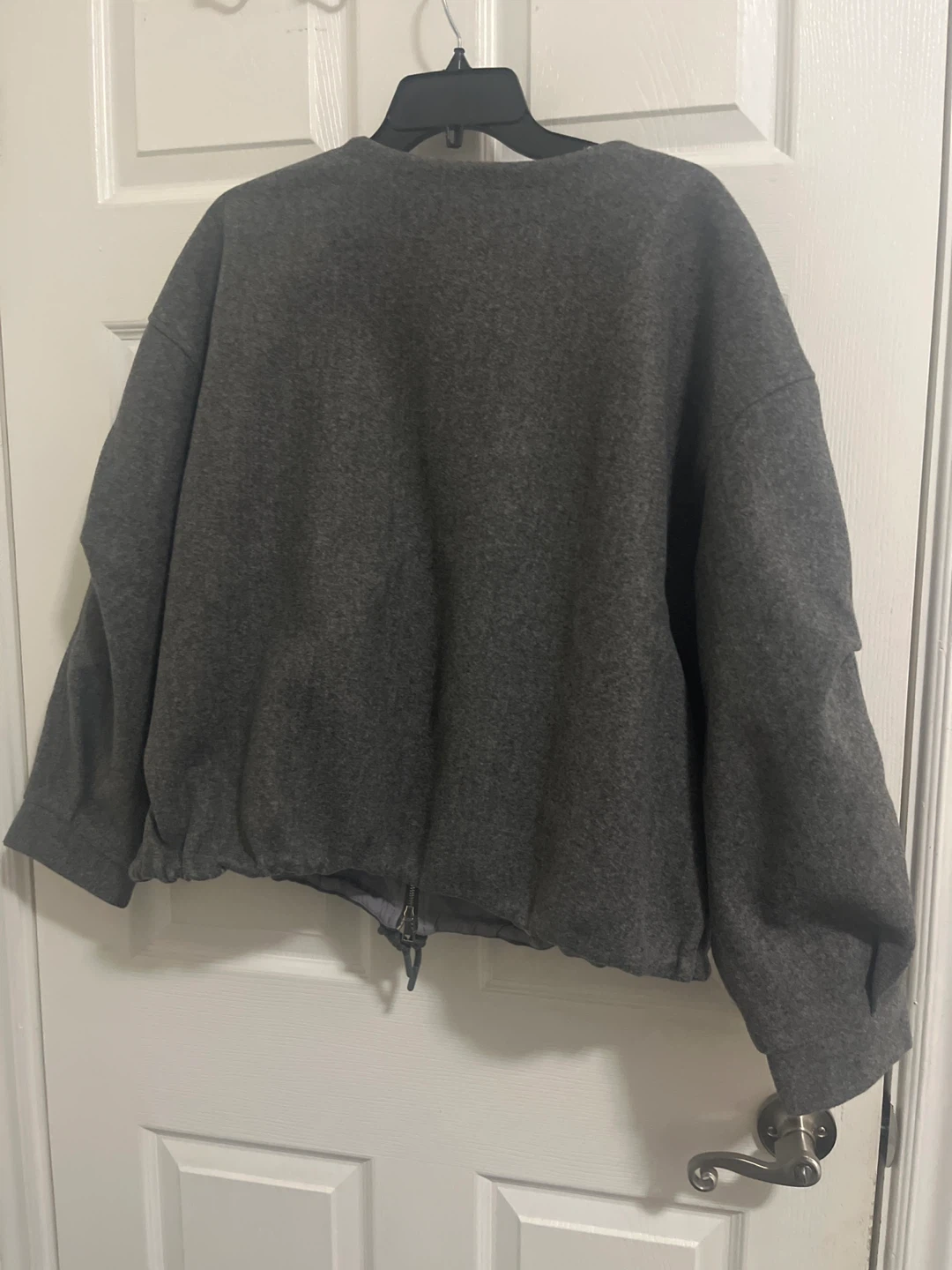 COMMENSE Grey Bomber Jacket Size M - photo 5