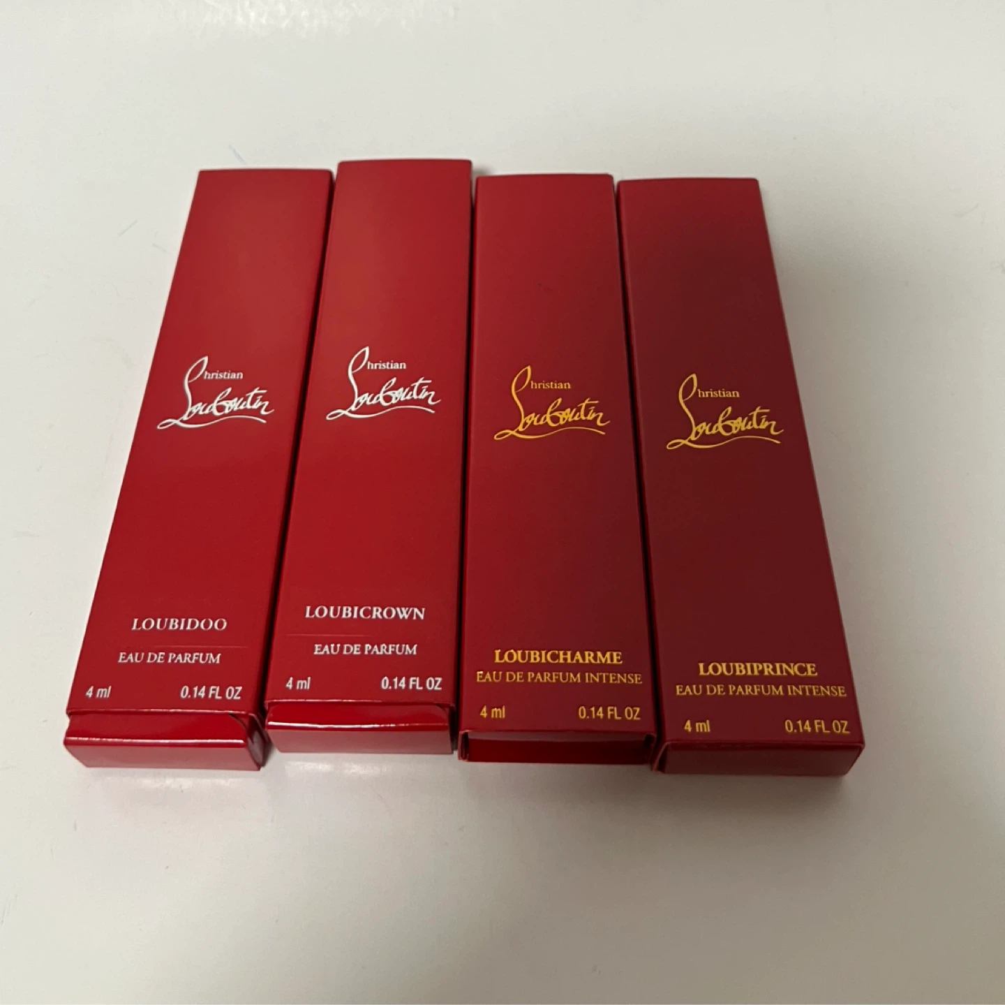 Christian Louboutin perfume 4x4ml ($25 each)