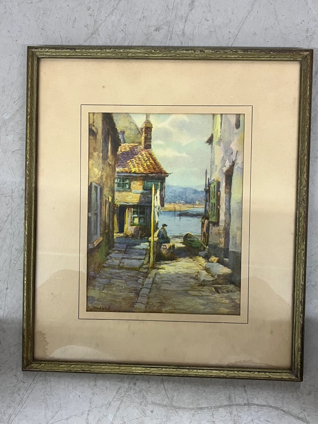 Framed Vintage Print