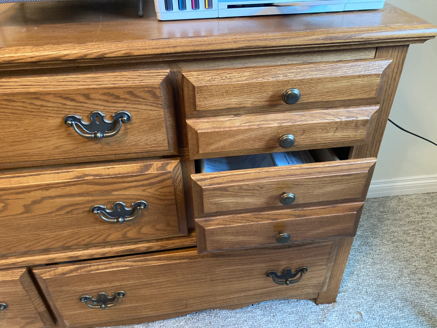 Solid Oak Dresser