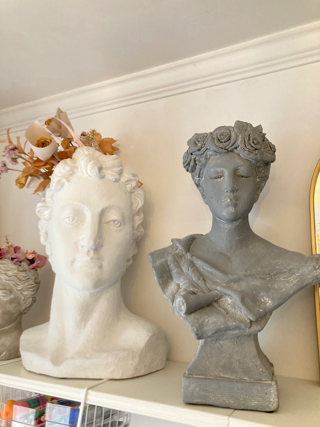 White Bust Statue