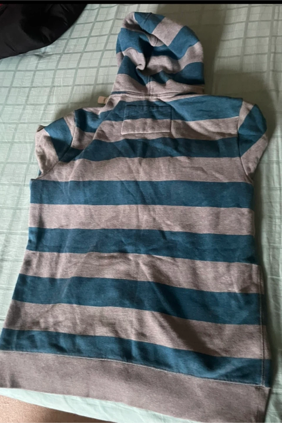 🏆 men  Striped Zip-Up Hoodie - photo 2