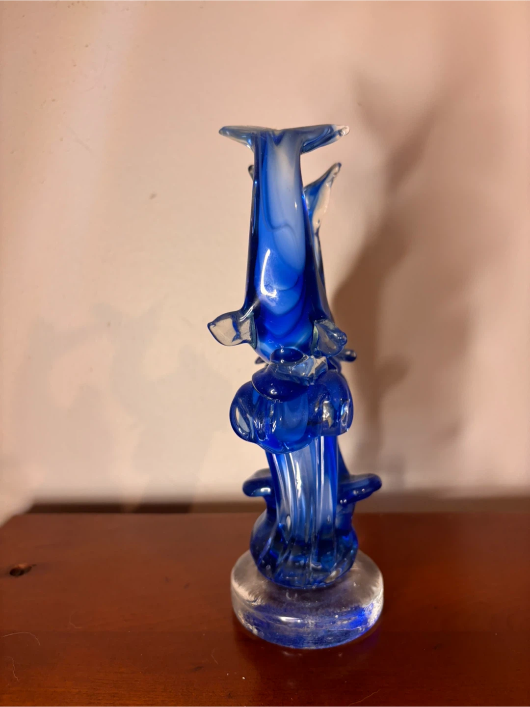 Glass Dolphin Figurine – Handcrafted Decorative Sculpture - photo 4