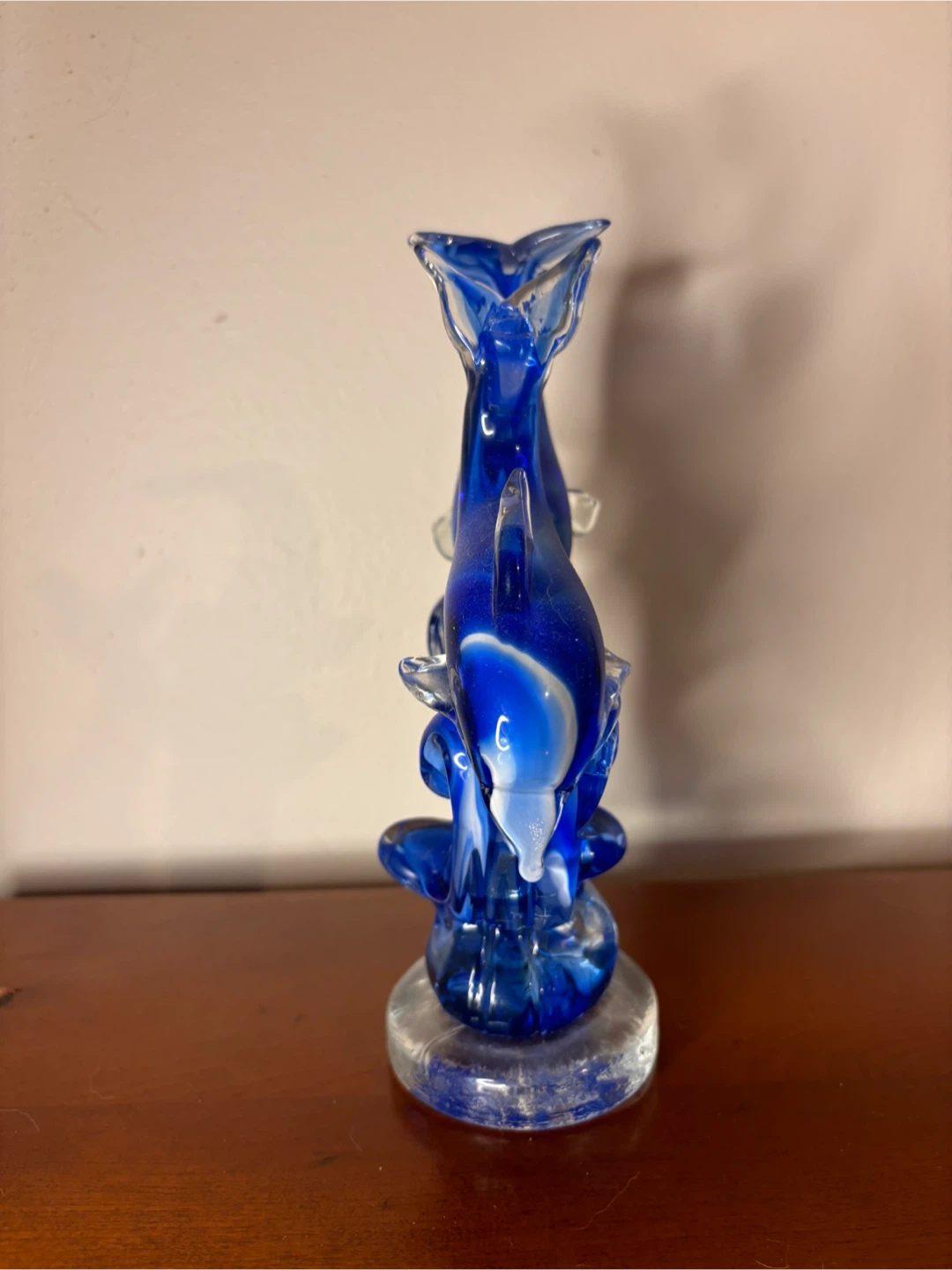 Glass Dolphin Figurine – Handcrafted Decorative Sculpture - photo 2