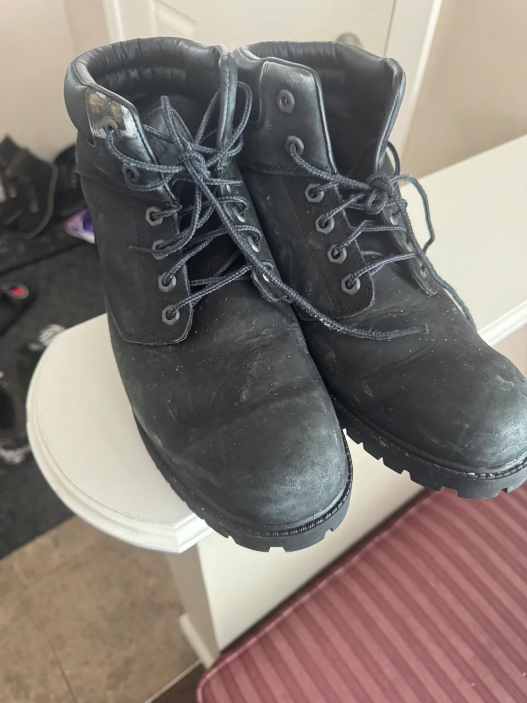 Timberland Black Lace-Up Boots - Men's Size 10 - photo 4