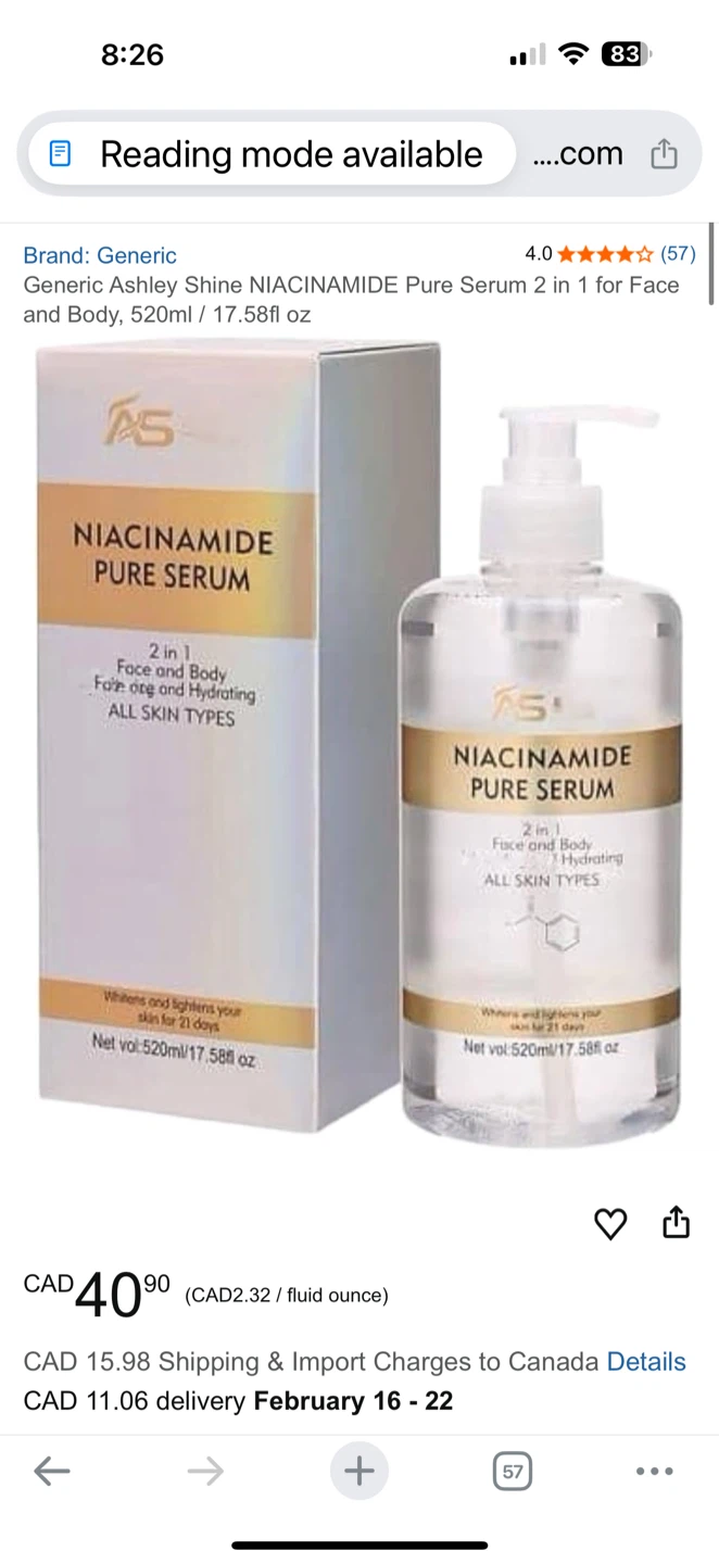 Ashley Shine Niacinamide Pure Serum - photo 4