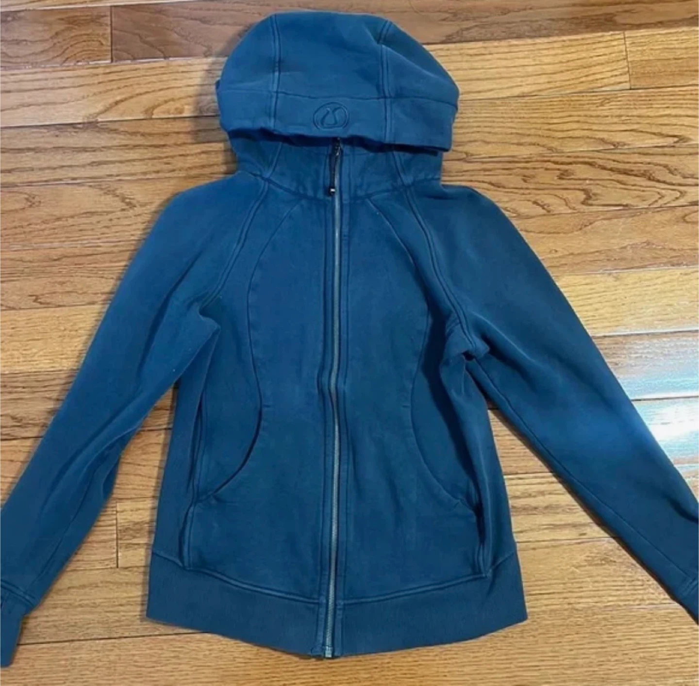 Lululemon Scuba Blue Zip-Up Hoodie