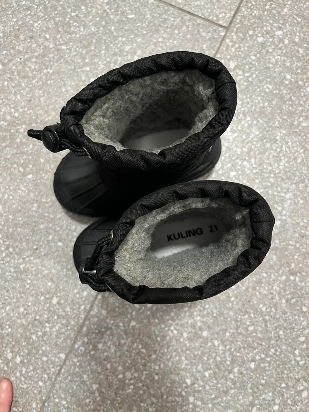Kuling Black Winter Boots Size 21 - photo 2