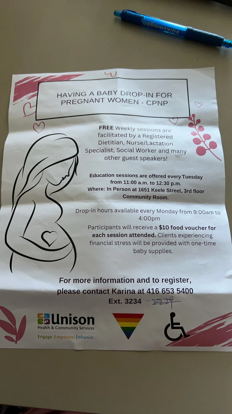 Canada Prenatal Nutrition Program (CPNP) Information Flyer - photo 2