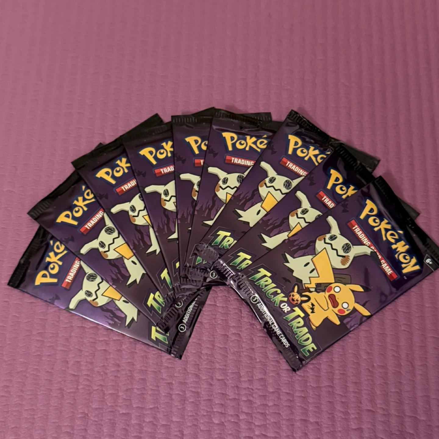 Pokemon cards TCG Trick or Trade Booster Packs - 9 Packs 🏆