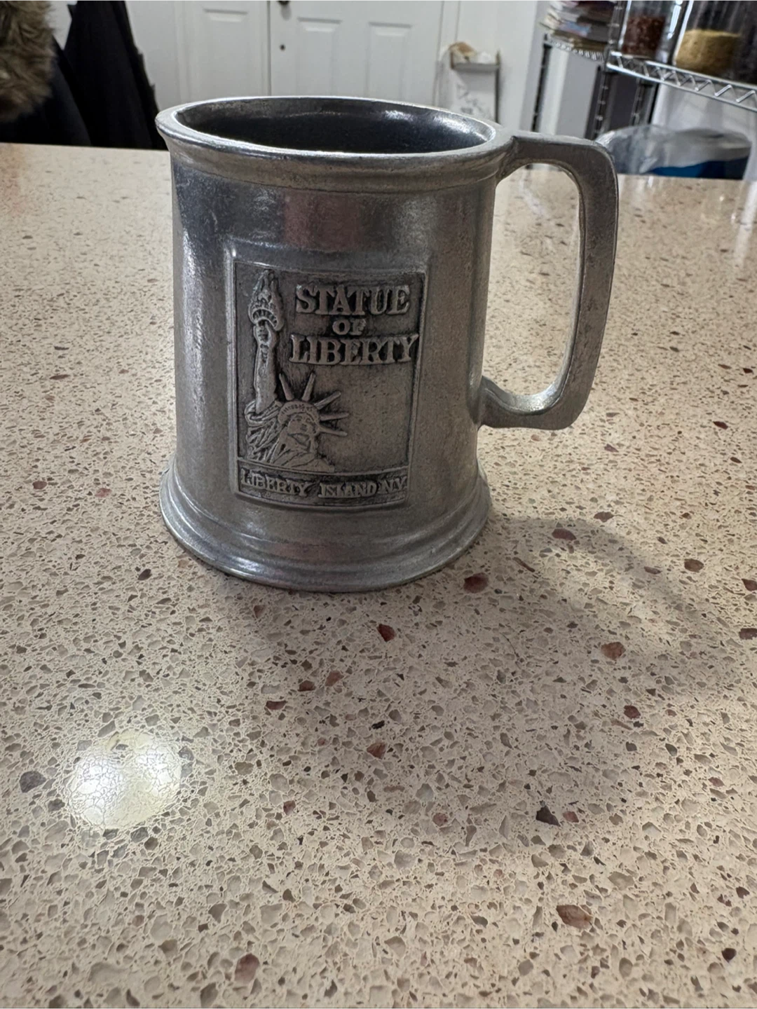 Statue of Liberty Pewter Beer Stein - Liberty Island NY