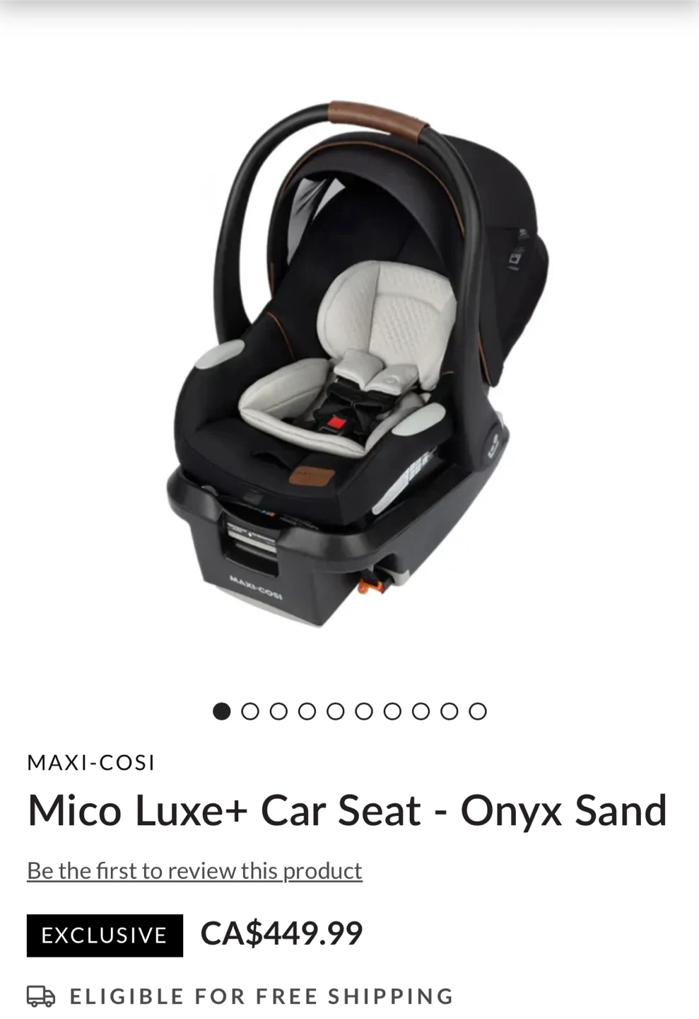 Brand New Maxi-Cosi Mico Luxe+ Infant Car Seat
