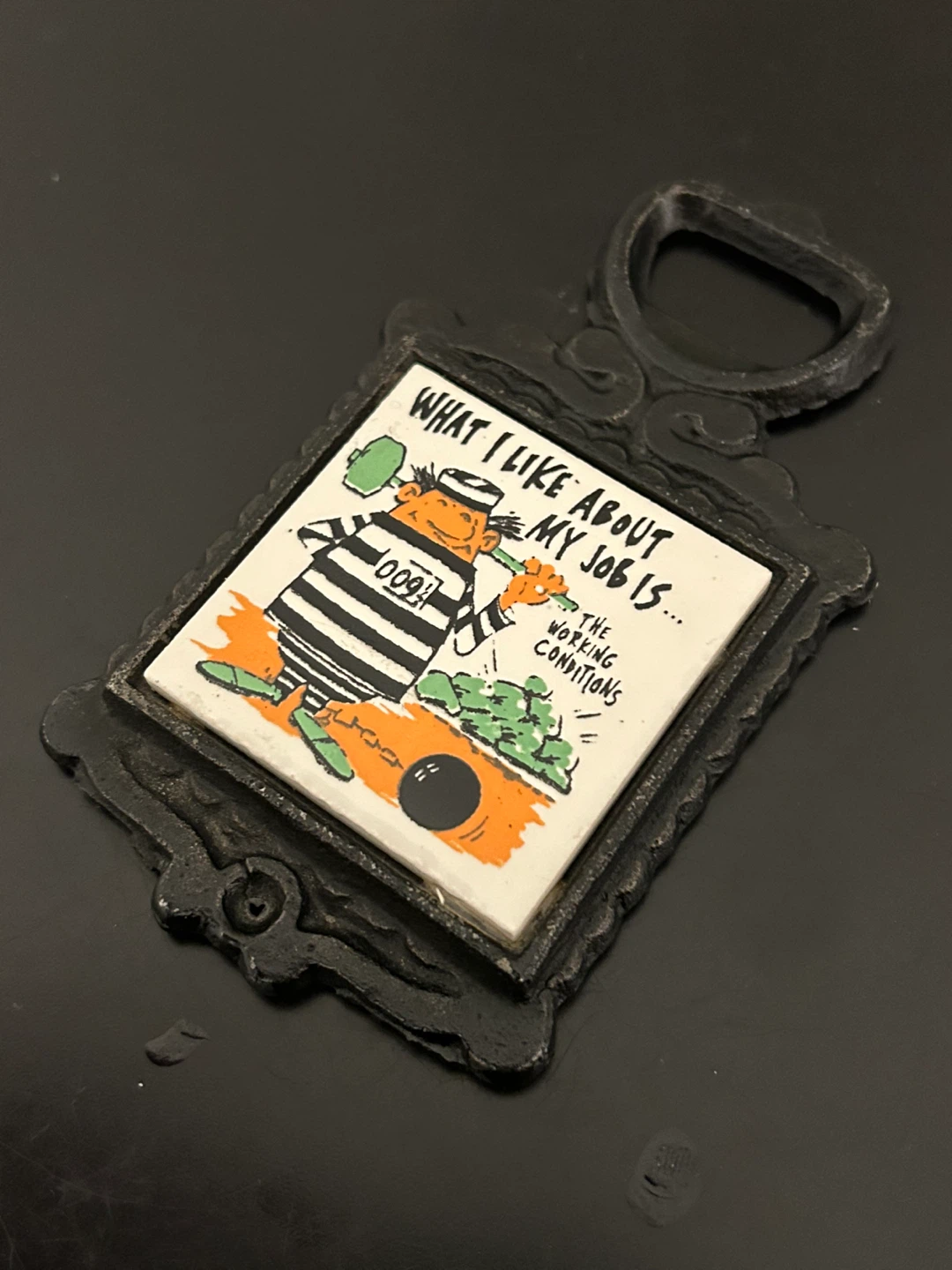 Vintage 1970s Cast Iron Bottle Opener - photo 5